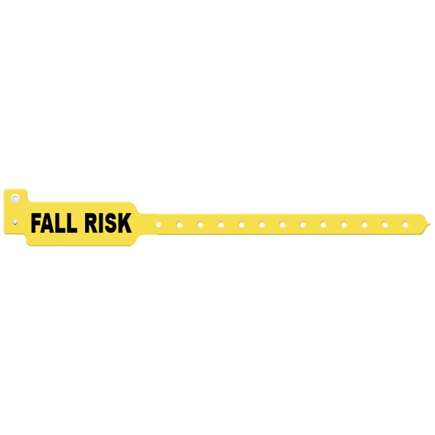 3106FR - Soluciones de identificación médica - Pulsera para adultos/niños, trilaminada, con riesgo de caídas, amarilla, 500/caja