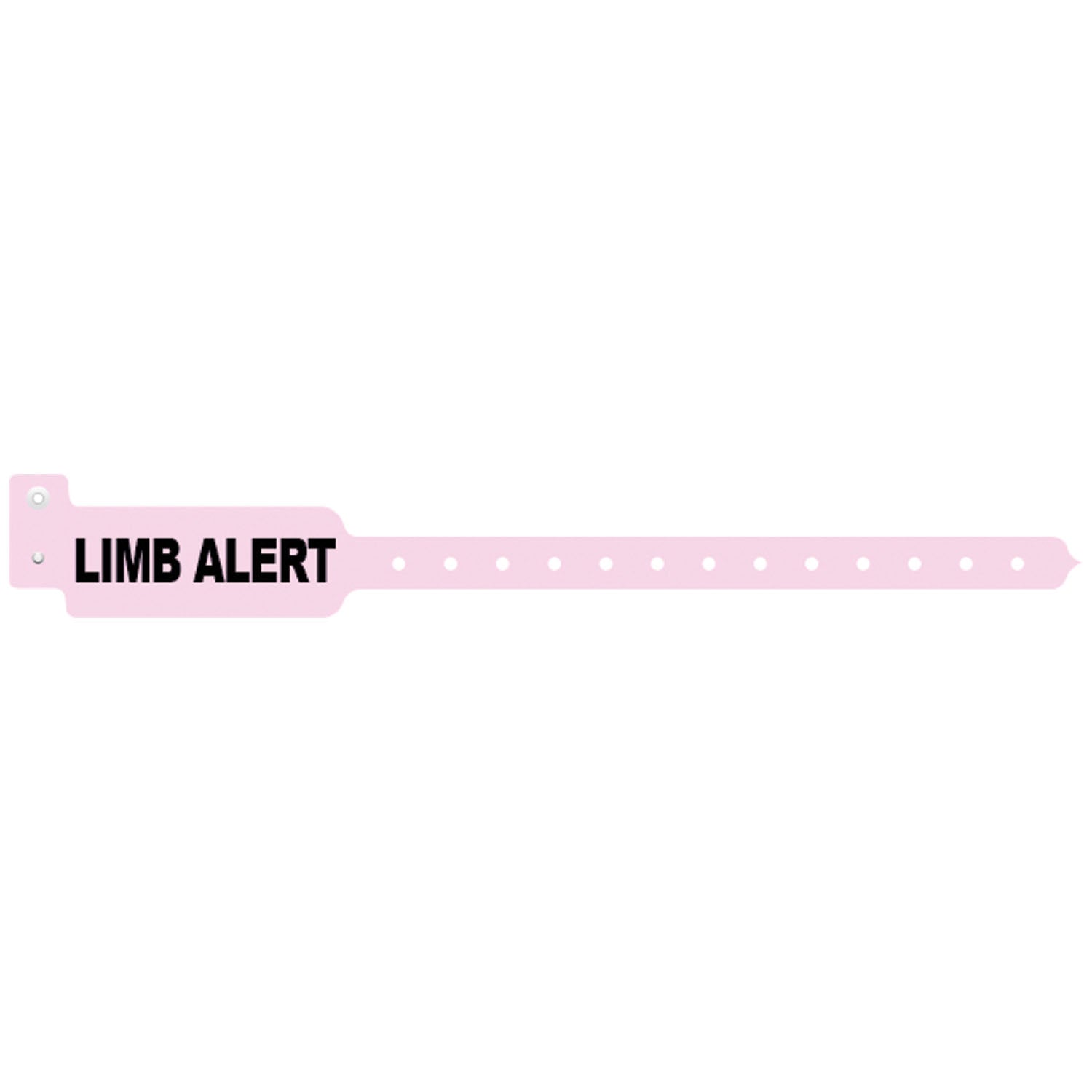 3109LA - Soluciones de identificación médica - Pulsera para adultos/niños, trilaminada, alerta de extremidades, rosa, 500/caja