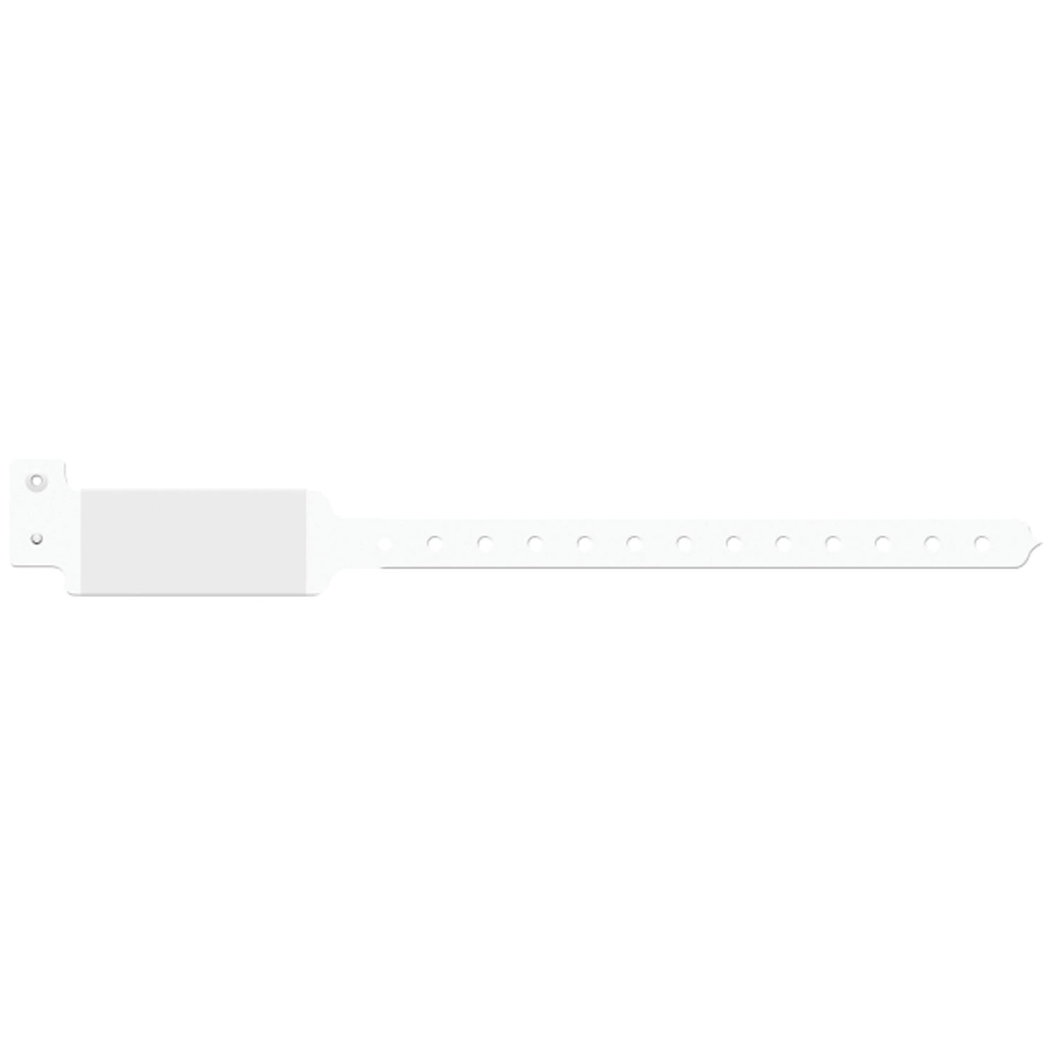 3121 - Medical ID Solutions - Wristband, Adult/ Pediatric, Imprinter Tri-Laminate, White, 500/bx    , bx