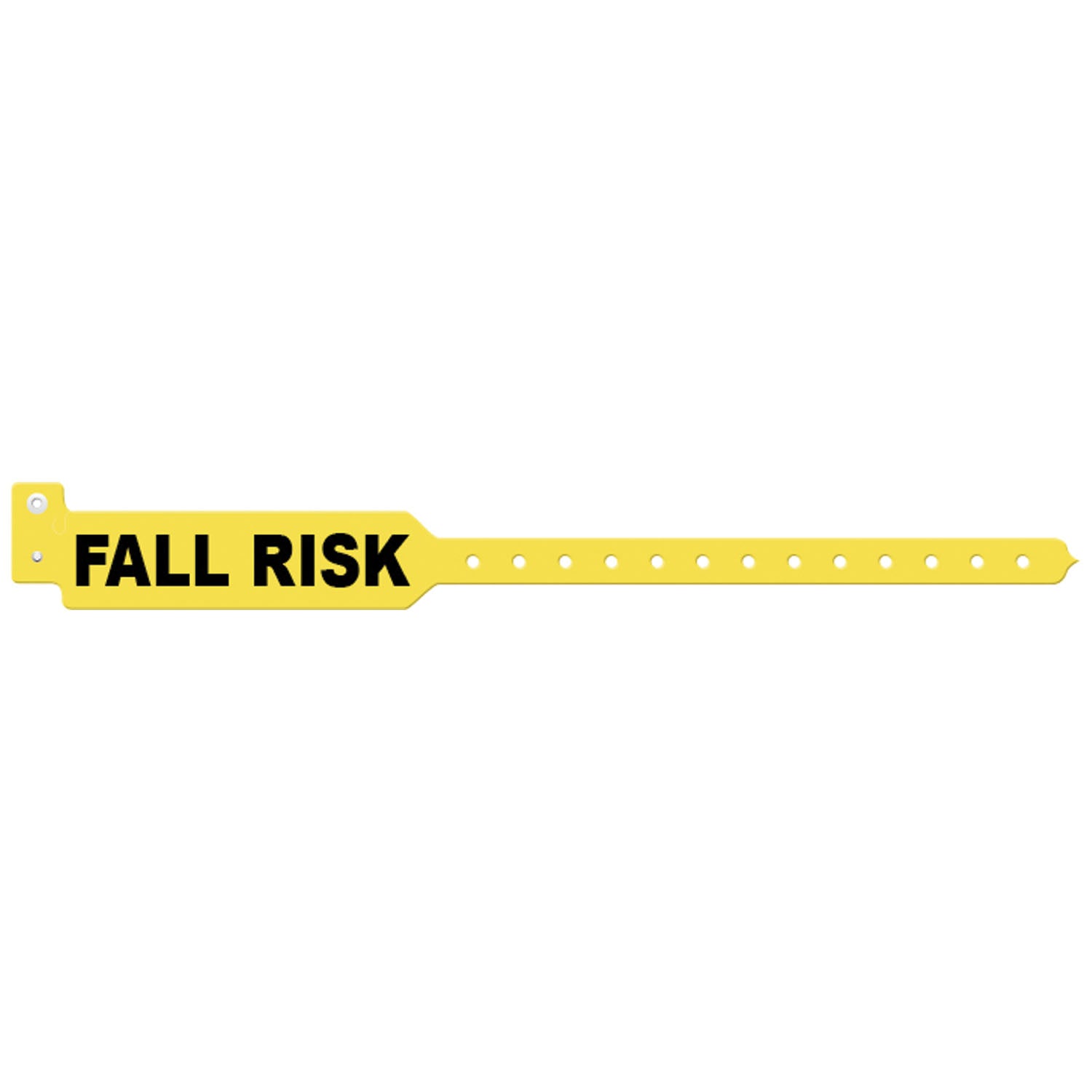3206FR - Soluciones de identificación médica - Pulsera para adultos, trilaminada, con riesgo de caídas, amarilla, 500/caja