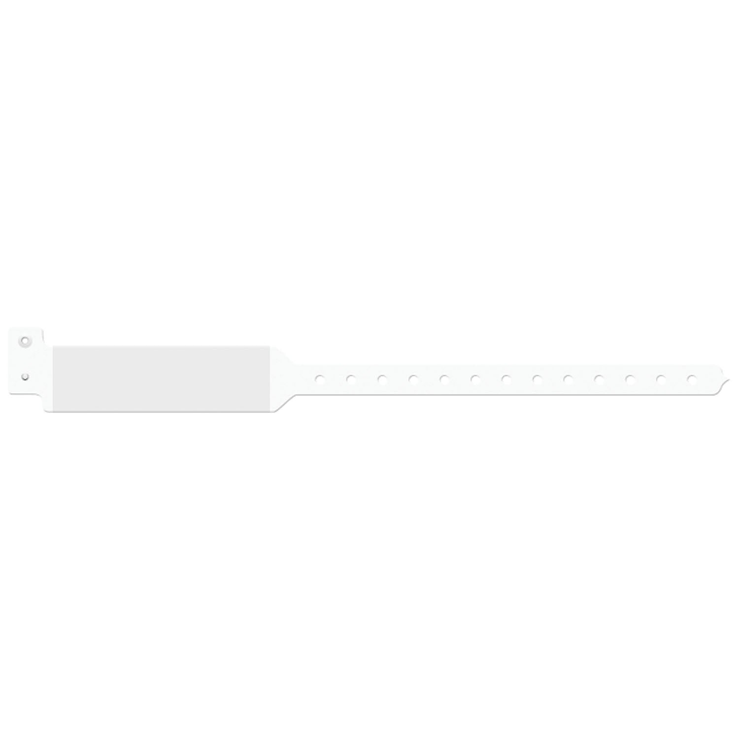 3221 - Medical ID Solutions - Wristband, Adult, Imprinter Tri-Laminate, White, 500/bx    , bx