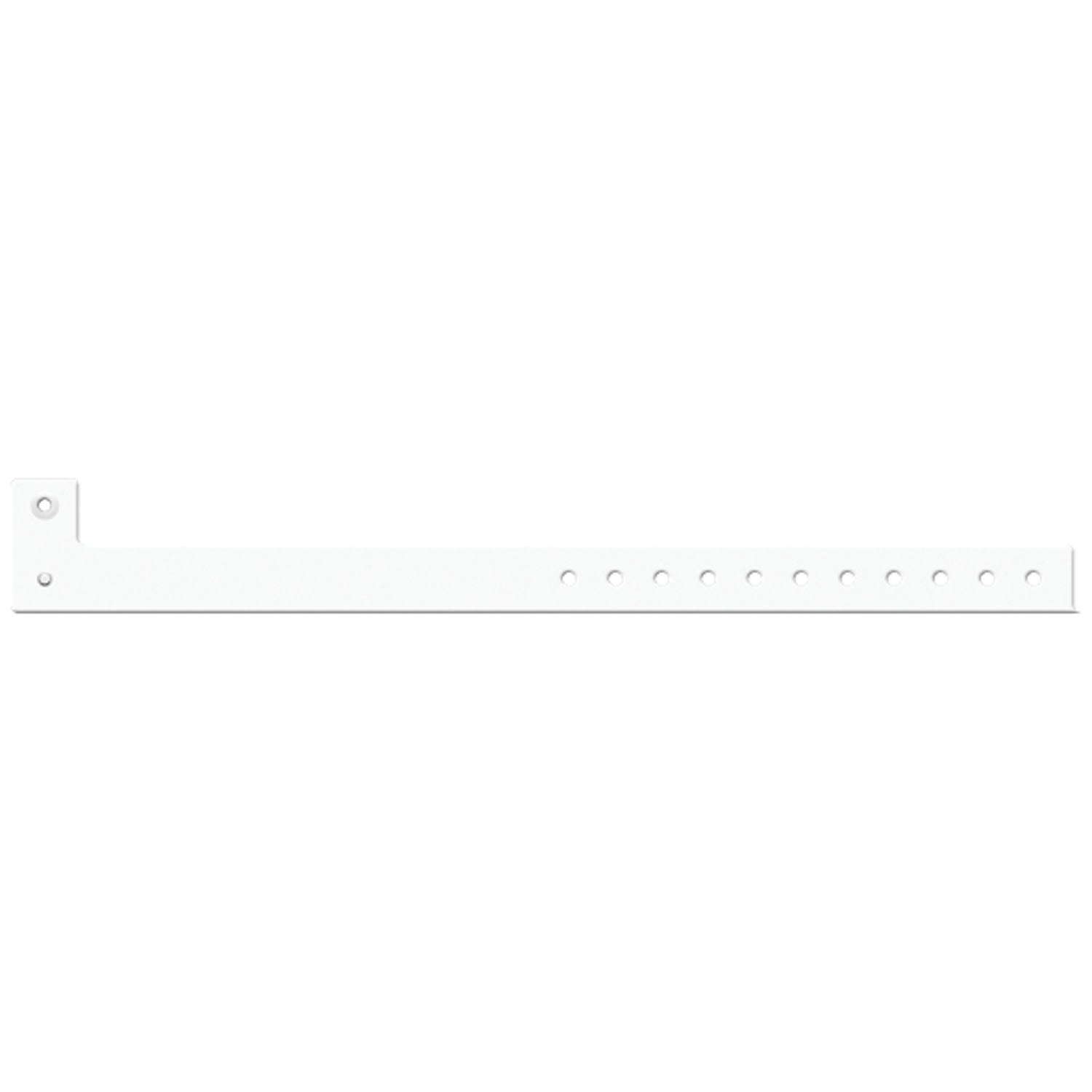 3301 - Medical ID Solutions - Wristband, Adult/ Pediatric, L Shape Tri-Laminate, White, 500/bx    , bx