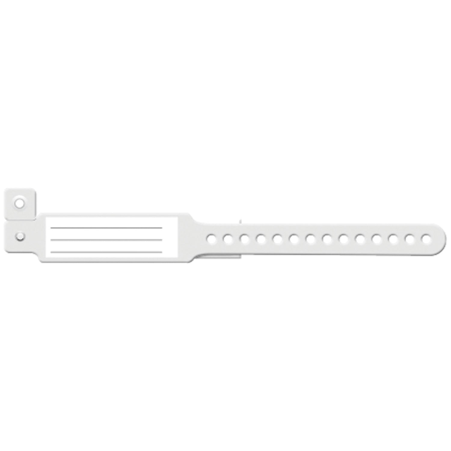 340C - Soluciones de identificación médica - Pulsera para bebé, vinilo insertable, impresión personalizada, transparente, 250 unidades por caja