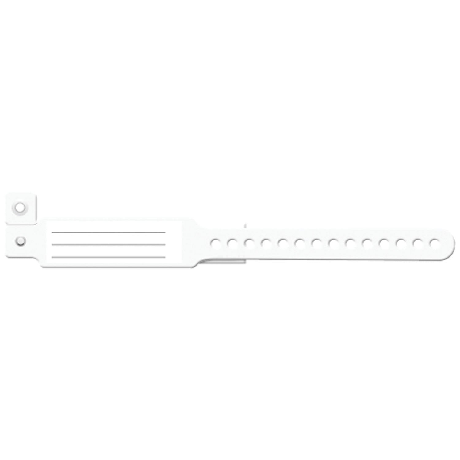 341 - Soluciones de identificación médica - Pulsera para bebés, vinilo insertable, blanca, 250 unidades por caja