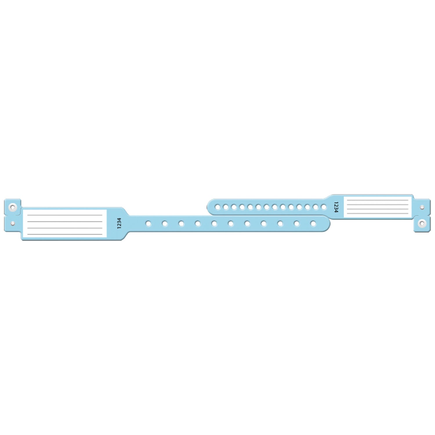 406 - Medical ID Solutions - Wristband Set, 2-Part, Mother-Baby Set, Insert, Blue, 150/bx    , bx