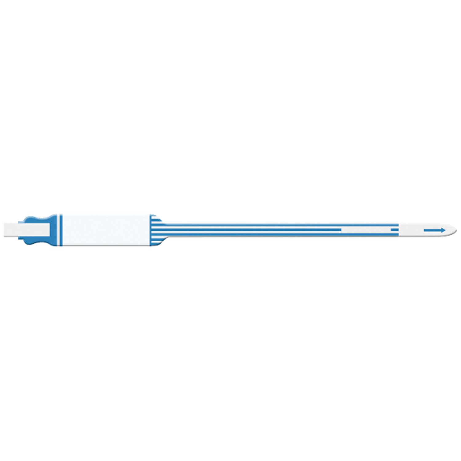 7122 - Soluciones de identificación médica - Pulsera para adultos/niños, autoadhesiva, con impresión trilaminada, azul, 250 unidades por caja