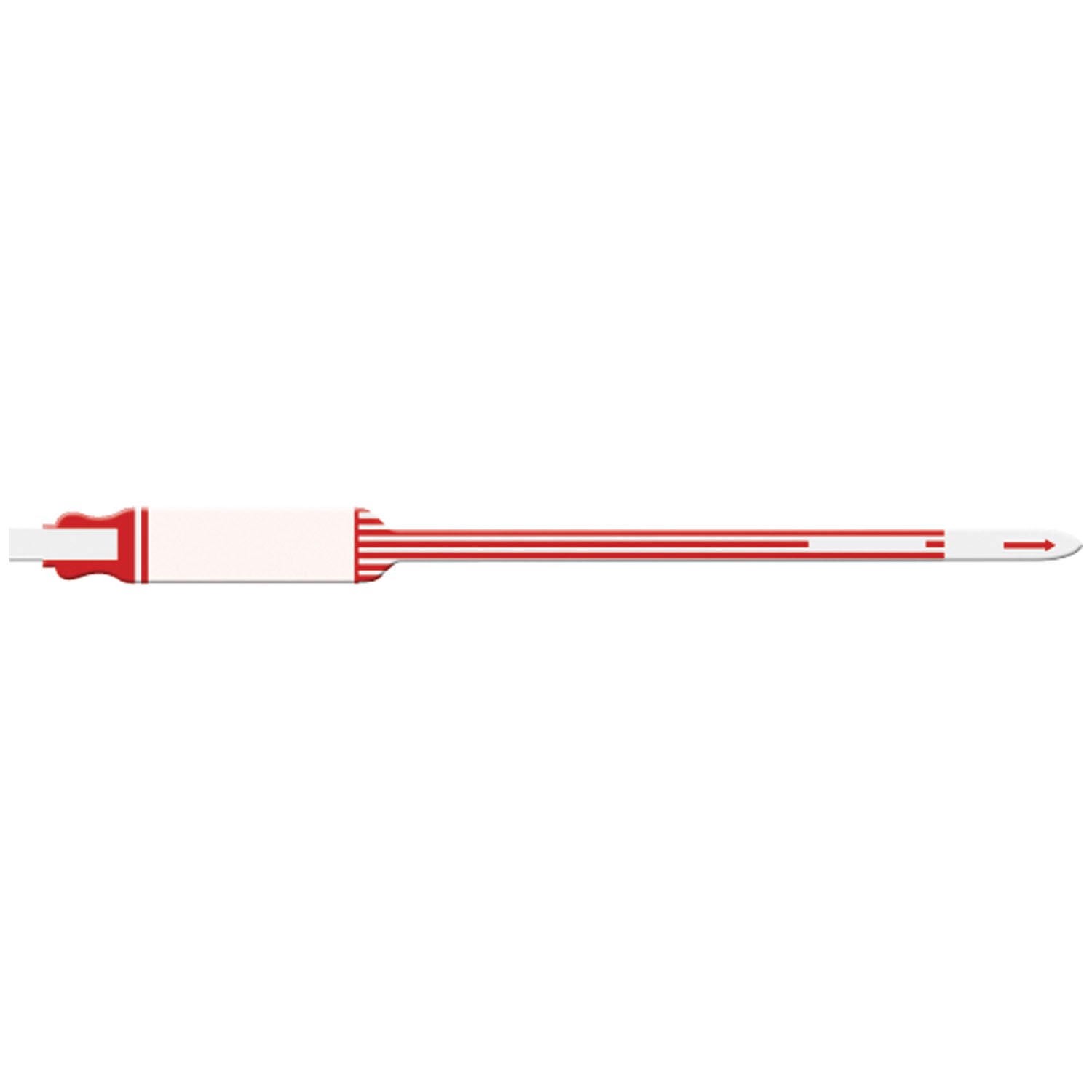 7124 - Medical ID Solutions - Wristband, Adult/ Pediatric, Imprinter Tri-Laminate, Self Adhesion, Red, 250/bx    , bx