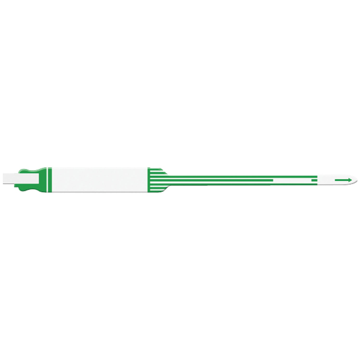 7223 - Soluciones de identificación médica - Pulsera para adultos, autoadhesiva, trilaminada, verde, 250 unidades por caja