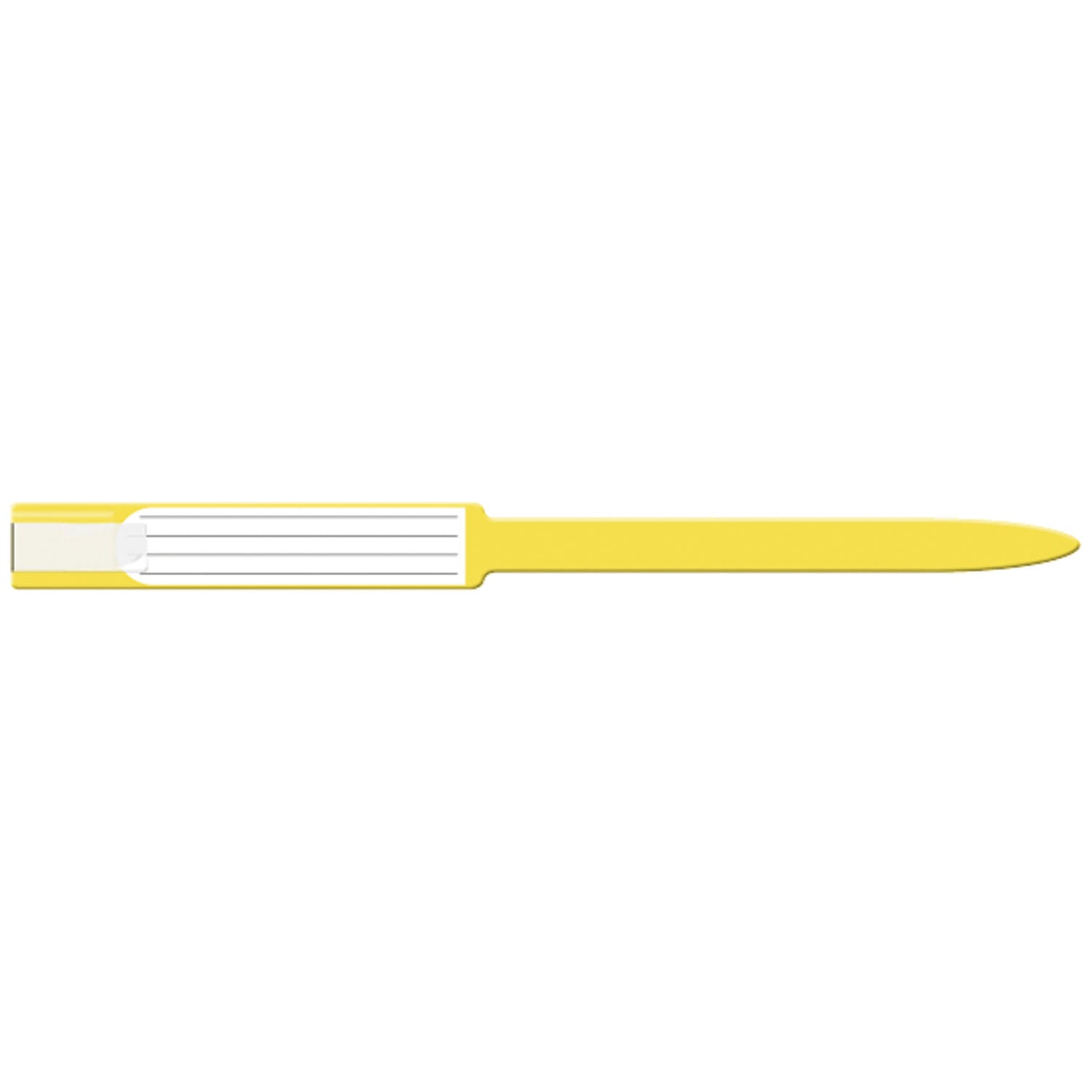8646C - Medical ID Solutions - Wristband, Adult, Insert, Self Adhesion, Sealing, Soft Vinyl, Custom Printed, Yellow, 250/bx    , bx