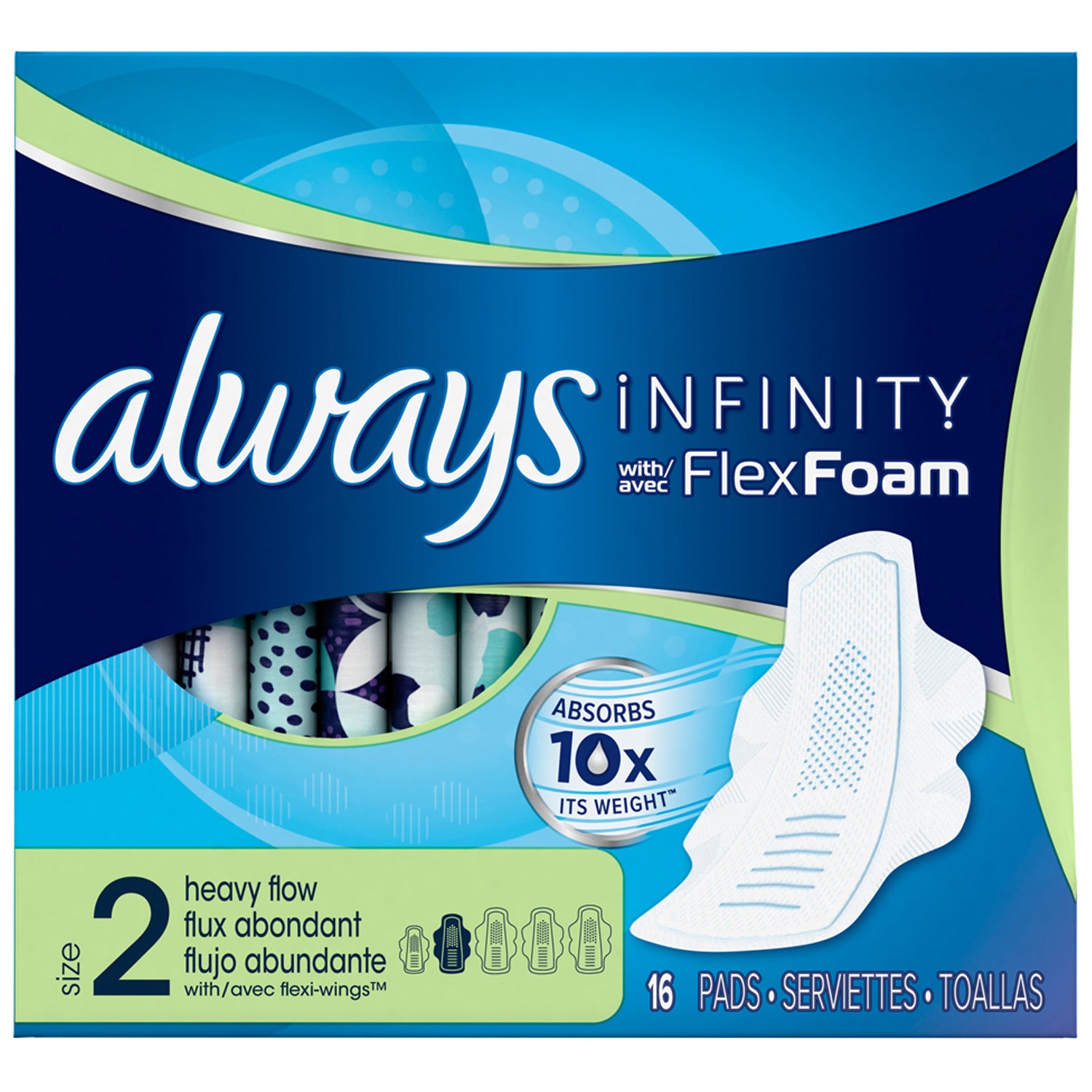 3700011714 - 寶潔分銷有限公司 - Always Infinity 衛生棉，超強吸收，無香型，16 片/盒，12 盒/箱，箱裝