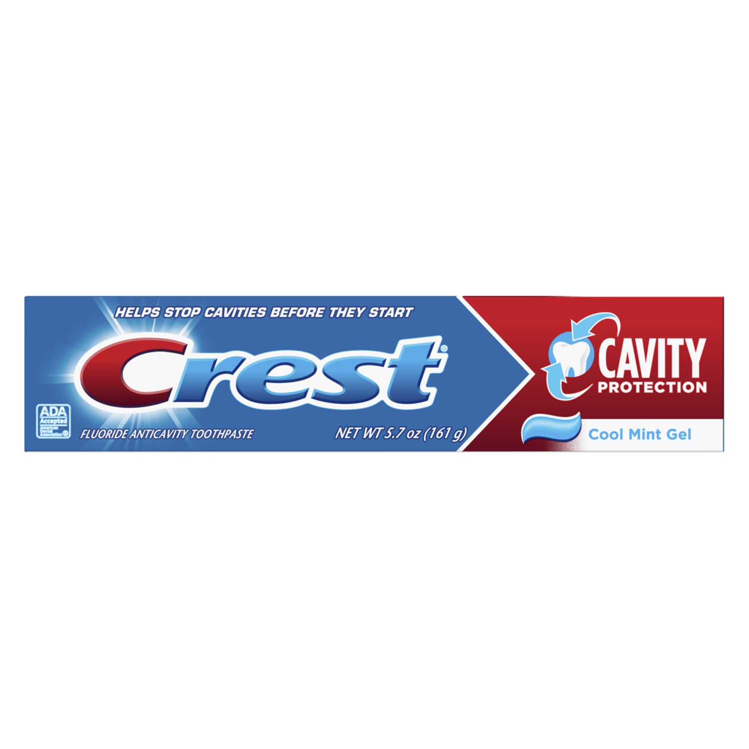3700051203 - Procter &amp; Gamble Distributing LLC - Pasta dental en gel Crest Cavity Protection, refrescante, menta, 5.7 oz, 24 unidades