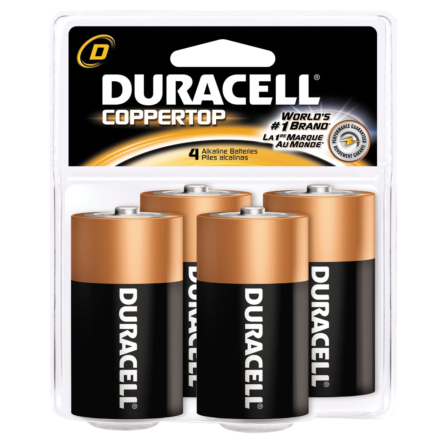 MN1300R4Z - Duracell - Batería, alcalina, tamaño D, paquete de 4, paquete de 12/caja (UPC# 03361) (Los productos no son para mercados domésticos privados; los productos no se pueden vender en Amazon.com ni en ningún otro sitio de terceros), caja