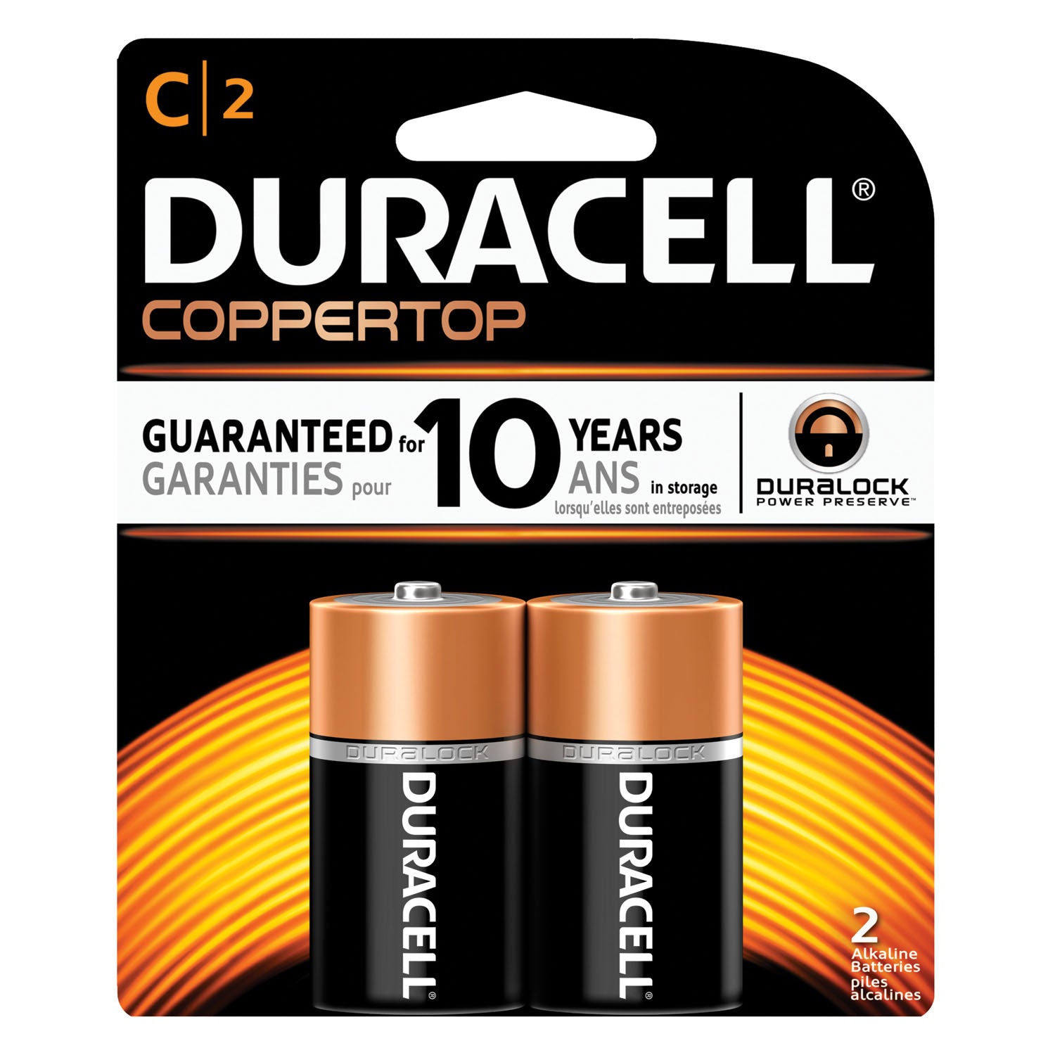 MN1400B2Z - Duracell - Batería, alcalina, tamaño C, paquete de 2, paquete de 8, paquete de 6 (UPC# 09161) (Los productos no son para mercados domésticos privados; los productos no se pueden vender en Amazon.com ni en ningún otro sitio de terceros), cs