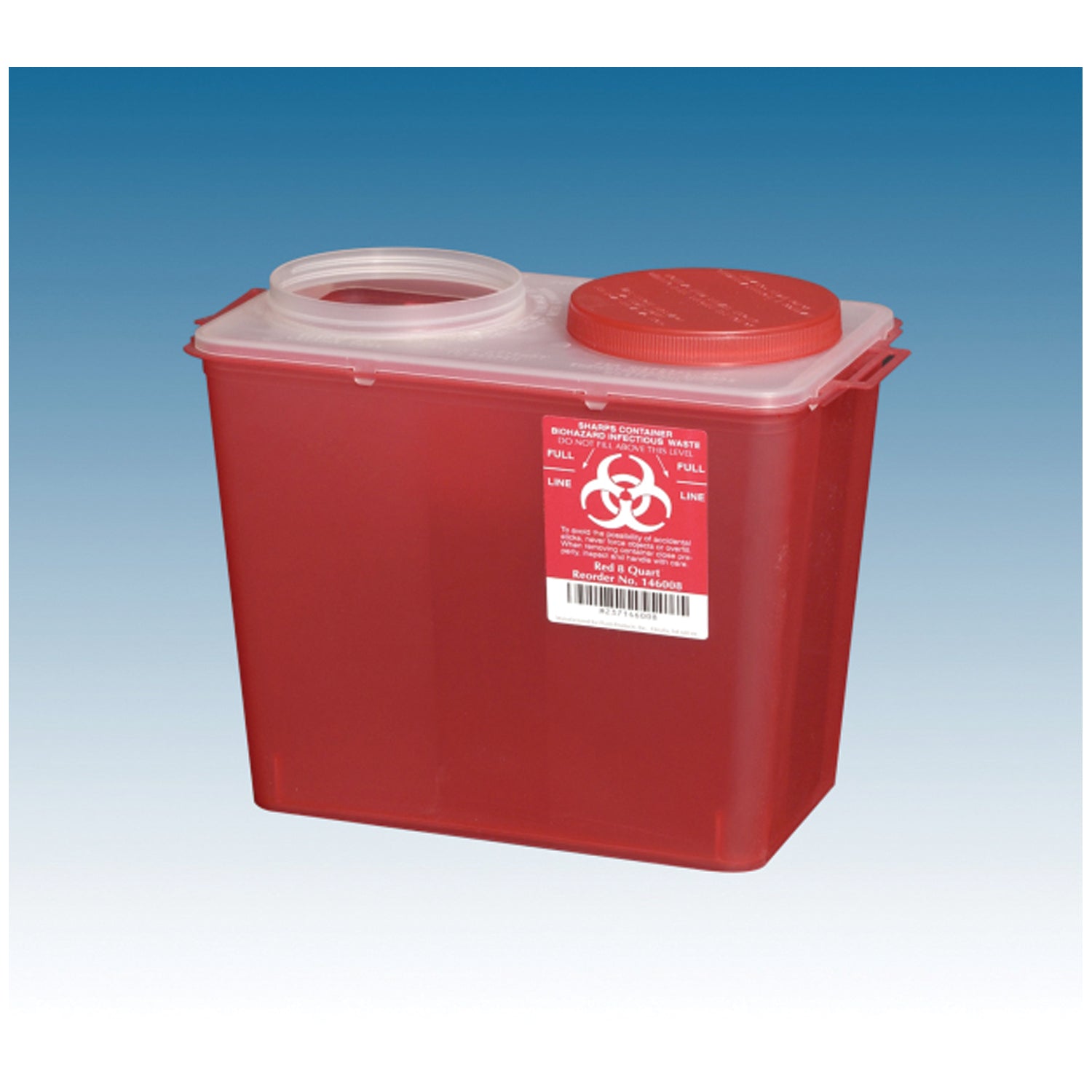 146008 - Plasti-Products, Inc. - Big Mouth Container, 8 Qt Red, 20/cs (Item is on allocation. Supplie may be limited or there may be longer than normal lead times)    , cs