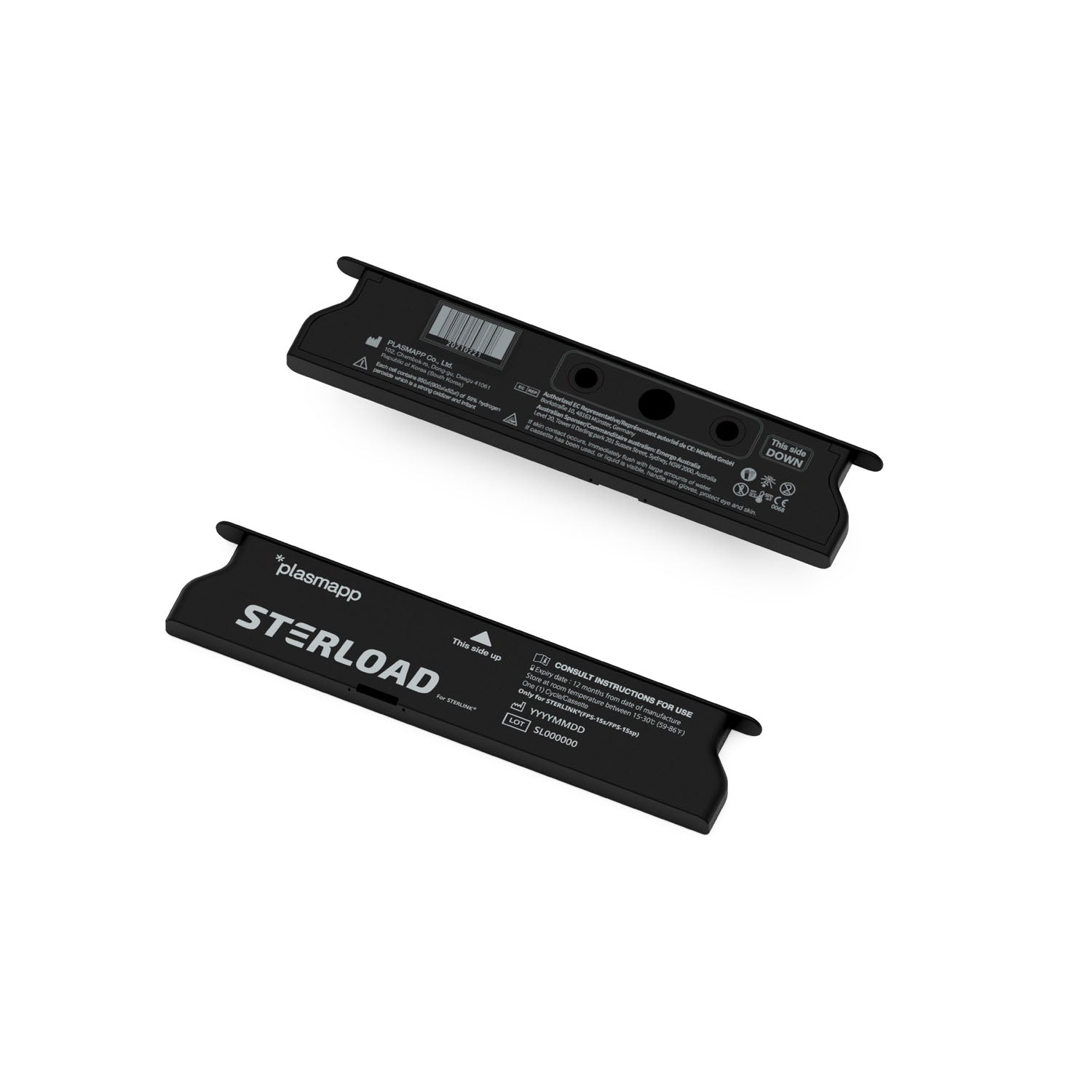 P30003-02 - Plasmapp - STERLOAD(TM) 消毒盒，消毒劑：過氧化氫，適用於 STERLINK Plus，預包裝密封盒式，30 個/盒，12 個/箱（僅限美國）（產品保質期短，不可退貨），箱裝