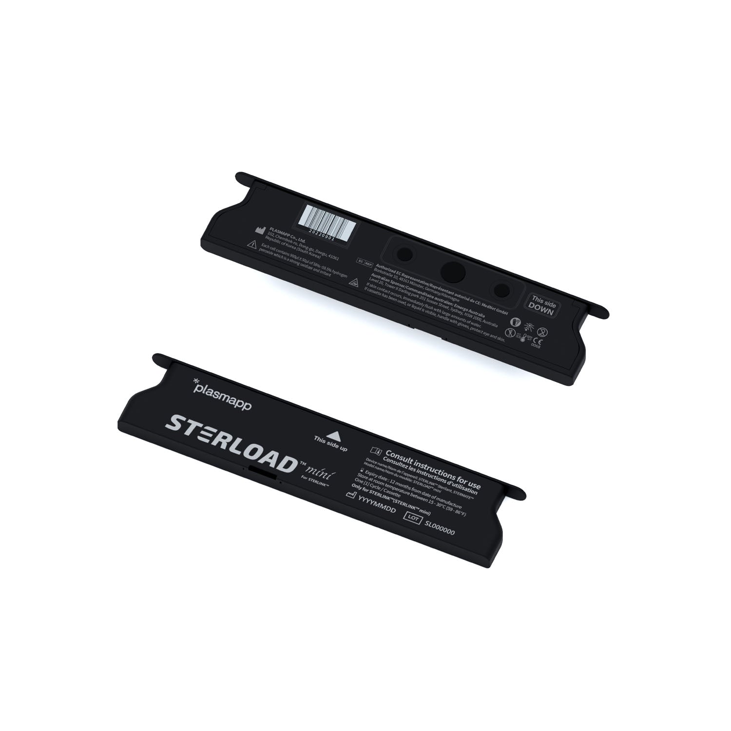 P30004-02 - Plasmapp - STERLOAD(TM) 迷你盒式消毒劑：過氧化氫，適用於 STERLINK Mini，預包裝密封盒式，30 個/盒，12 個/箱（僅限美國）（產品接近保質期，不可退貨），箱裝