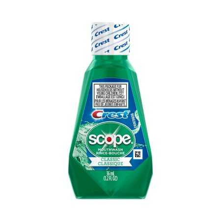 1045080 - Crest - Mouthwash Crest Scope Classic 1.2 oz. Original Mint Flavor Case of 180, (CS)