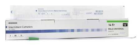 1020815 - McKesson - Urethral Catheter McKesson Coude Tip Uncoated PVC 14 Fr. 16 in, 16-M1614C Case of 300, (CS)