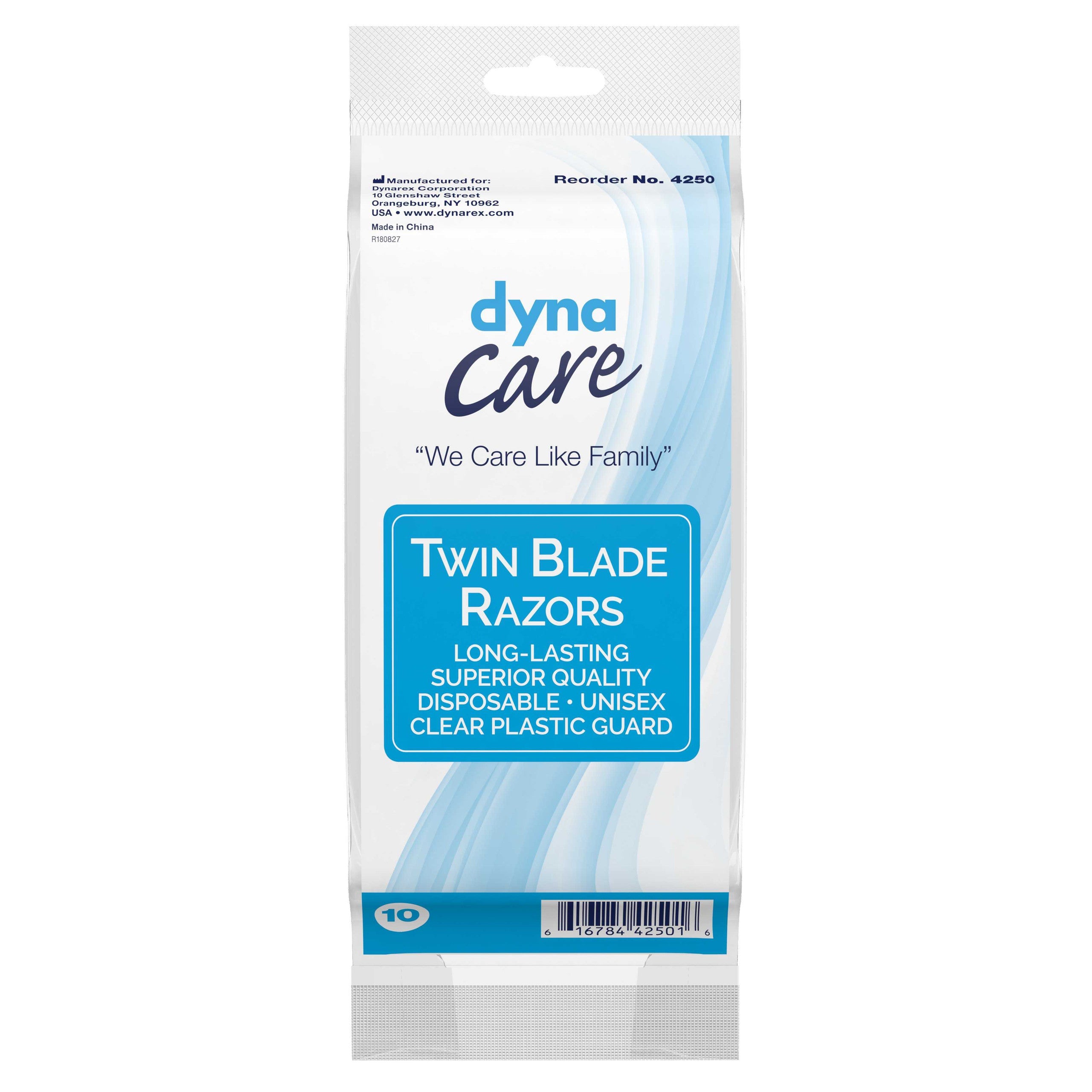 826659 - DynaCare - Razor dyna Care Twin Blade Disposable 4250 Case of 300, (CS)