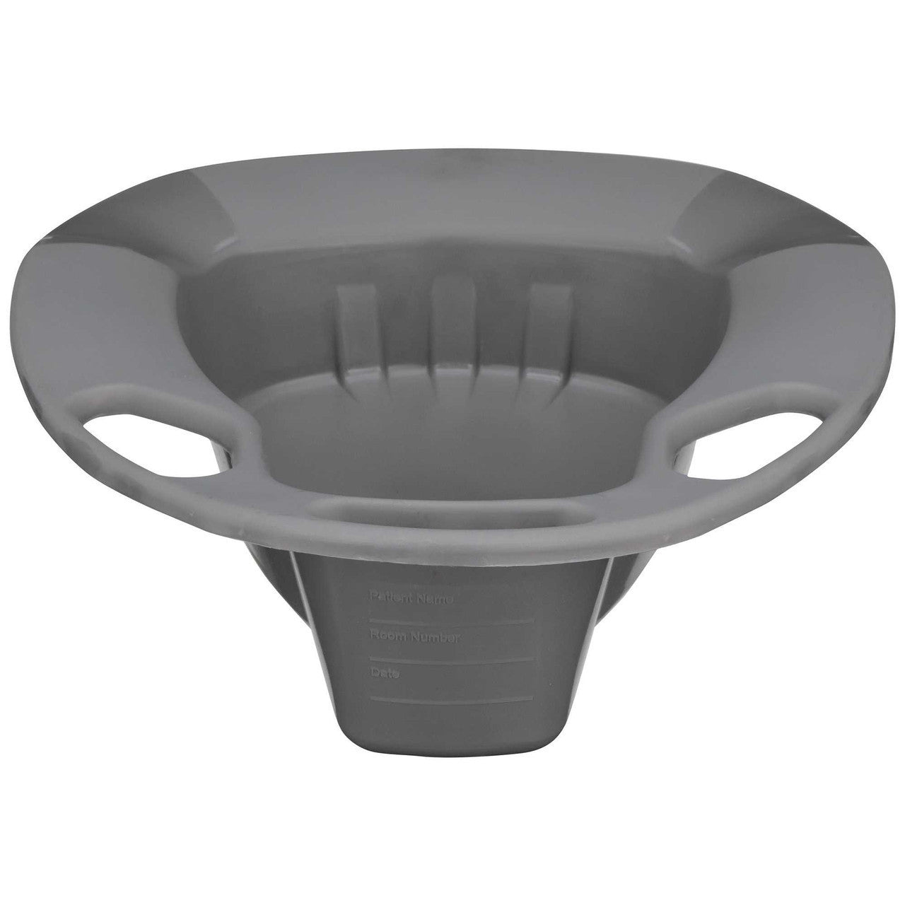 1028130 - McKesson - McKesson Unisex Stackable Bedpan, 2 Quart, Graphite, Case of 50, (CS)
