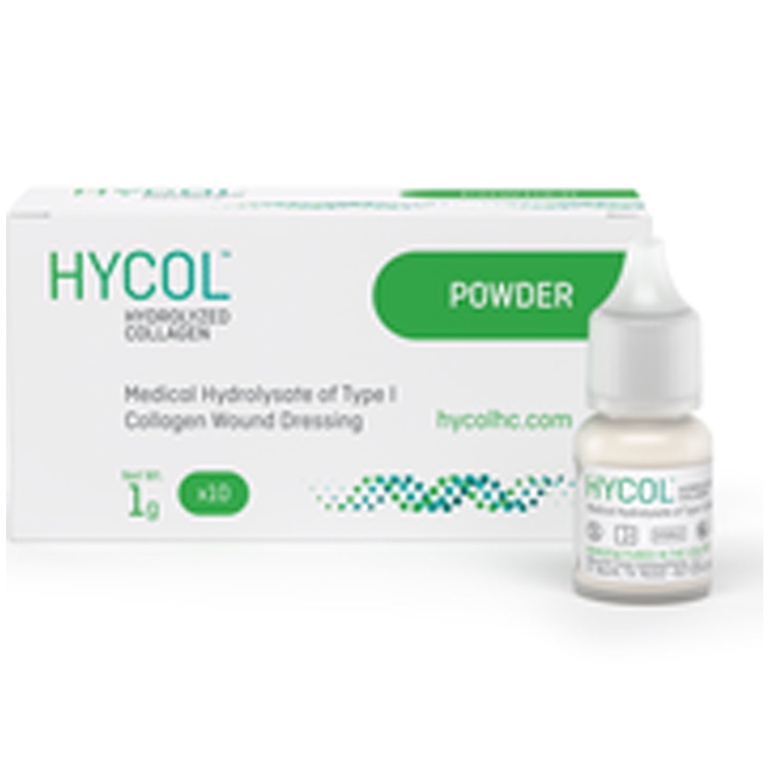 HCP0110 - Sanara MedTech - Hycol Powder, 1 gram bottle, 10/bx    , bx