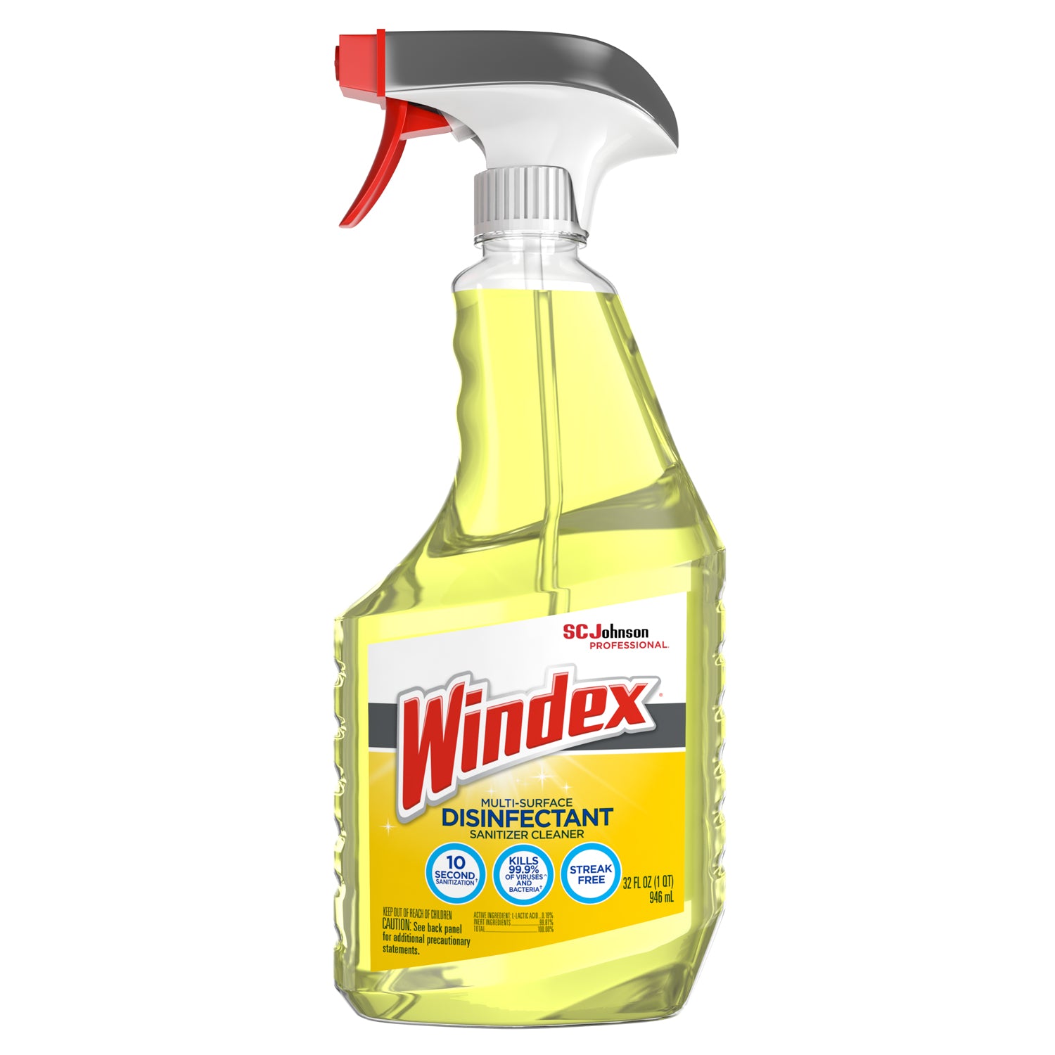 322369 - SC Johnson Professional - Limpiador desinfectante multisuperficie Windex®, gatillo, 32 oz, 8/caja (precios sujetos a cambios sin previo aviso), caja
