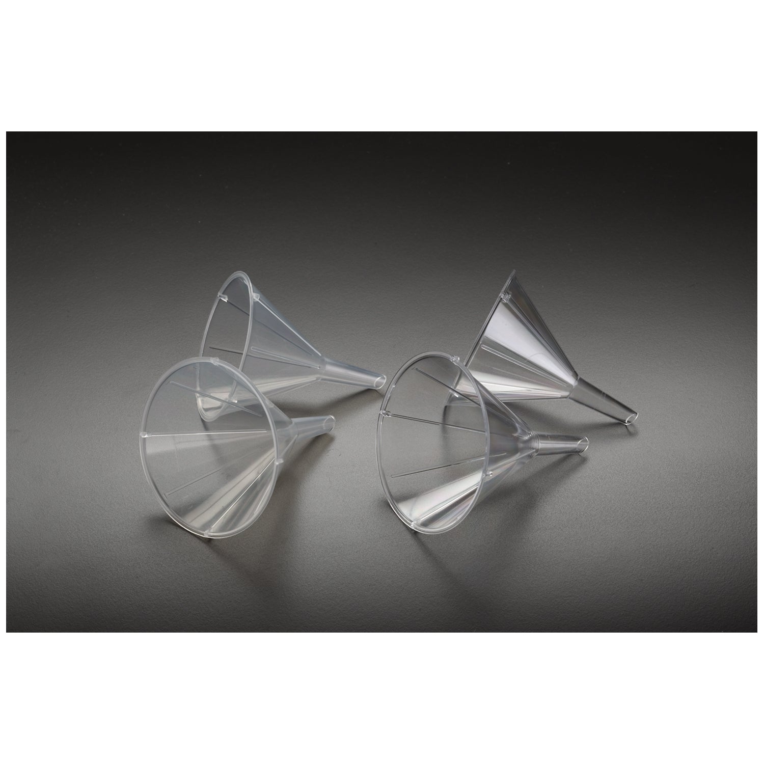 F490-1 - Simport Scientific - 55mm Funnel, Polystyrene, 100/cs    , cs