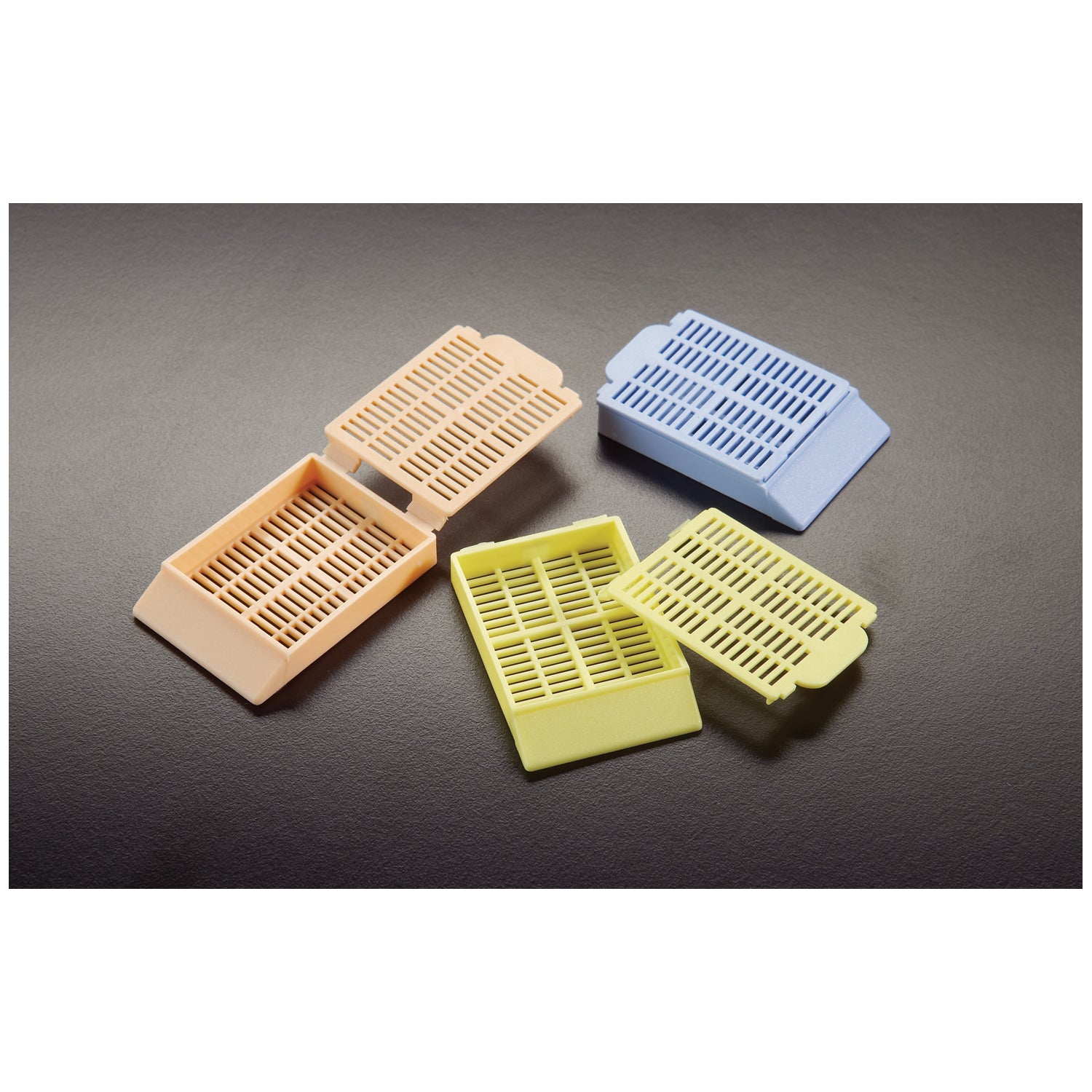 M490-10 - Simport Scientific - Casete de inclusión y tapa, color lila, 500/caja, 3 cajas/caja, caja