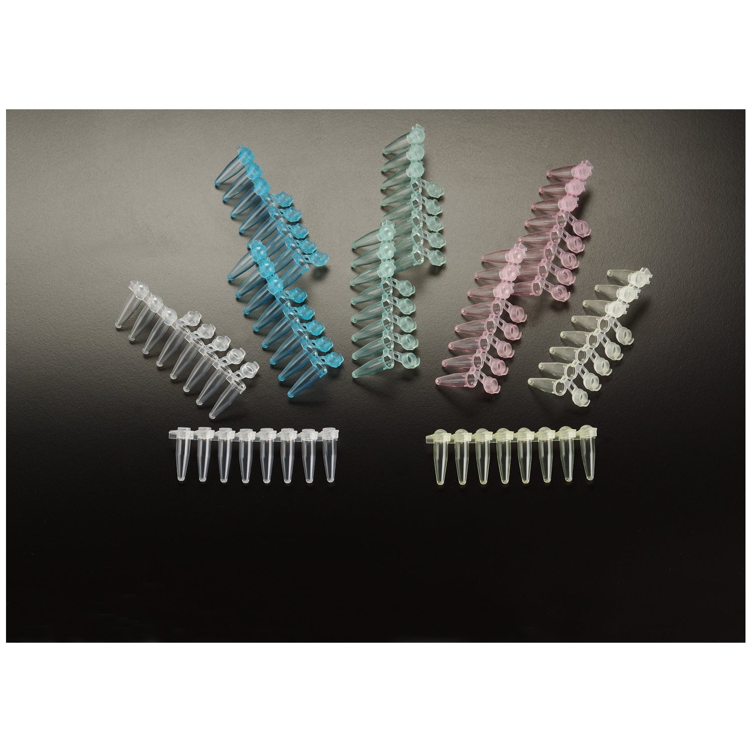 T320-1B - Simport Scientific - Reaction Strip, Blue, 8/strip, 125 strips/cs    , cs