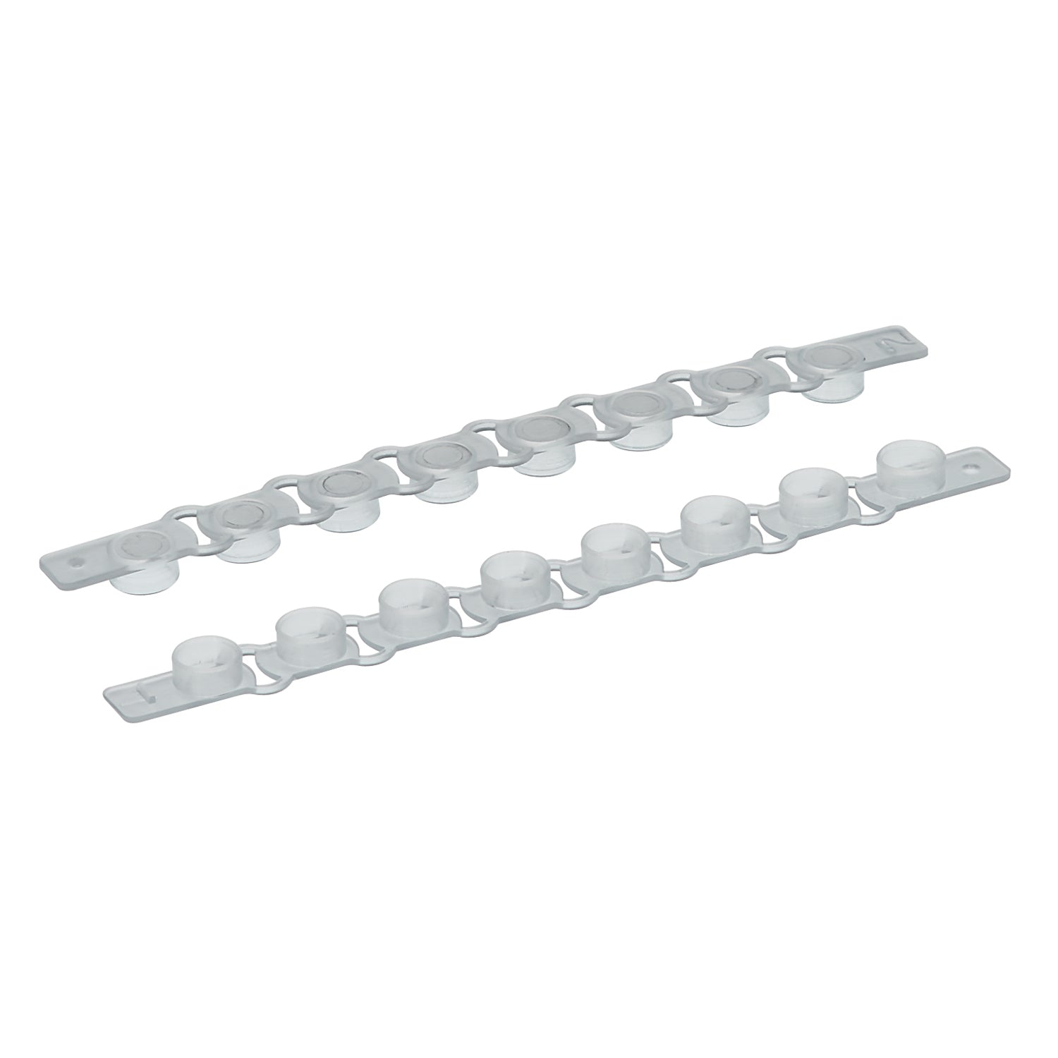 T321-2G - Simport Scientific - Flat Cap Strips, Green, 8/strip, 125 strip/cs    , cs