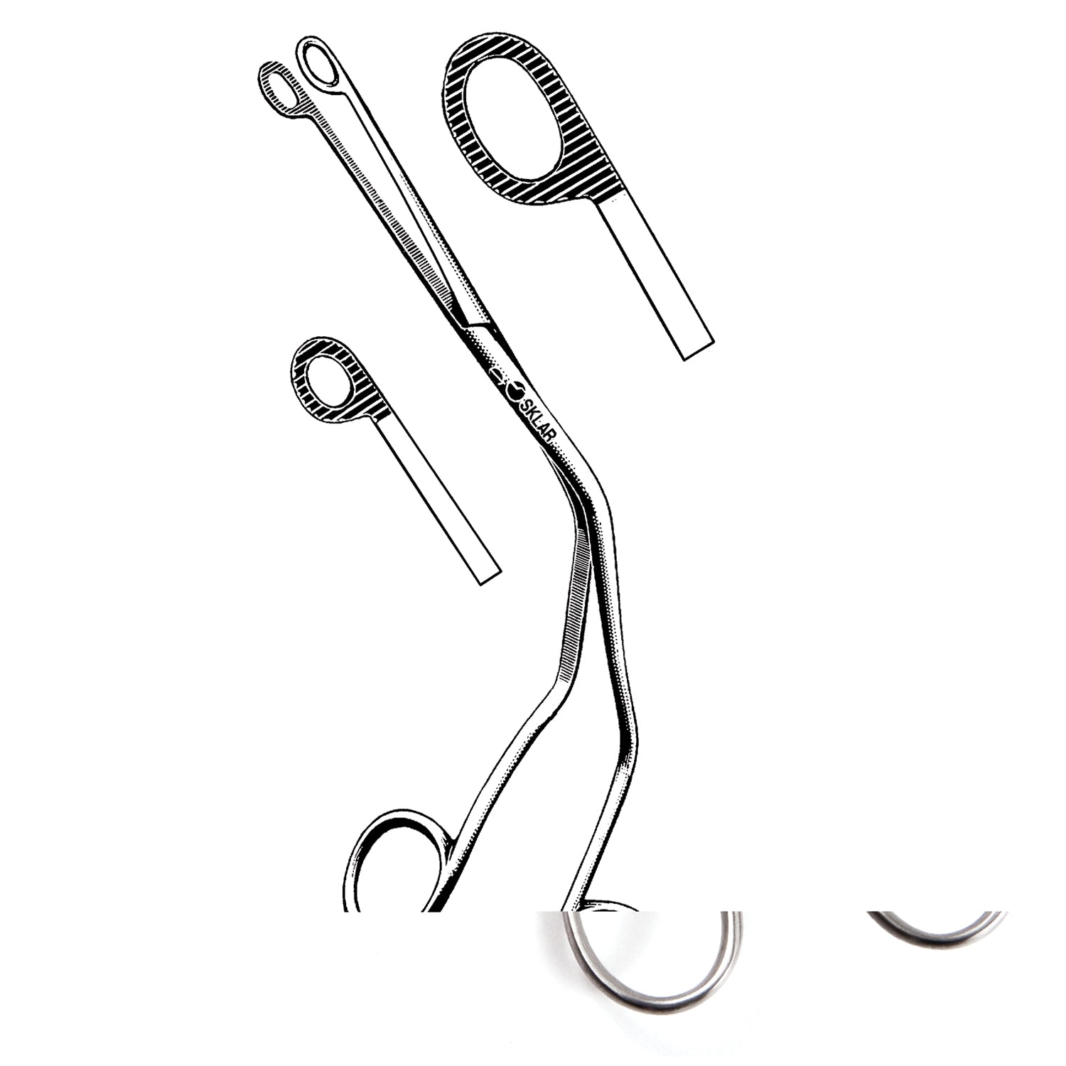 07-1797 - Sklar Instruments - Magill Catheter Forceps, Adult, 10" (DROP SHIP ONLY)    , ea