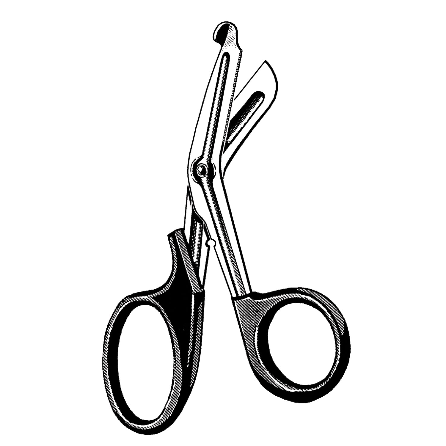 11-1281 - Sklar Instruments - Multi-Cut Utility Scissors, Black, Angled, Serrated, 7 1/2" Overall Length (DROP SHIP ONLY)    , ea