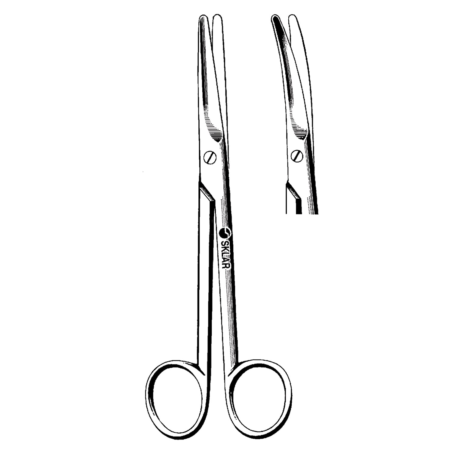 15-1555 - Sklar Instruments - Mayo Dissecting Scissor, Straight, 5.5" (DROP SHIP ONLY)    , ea
