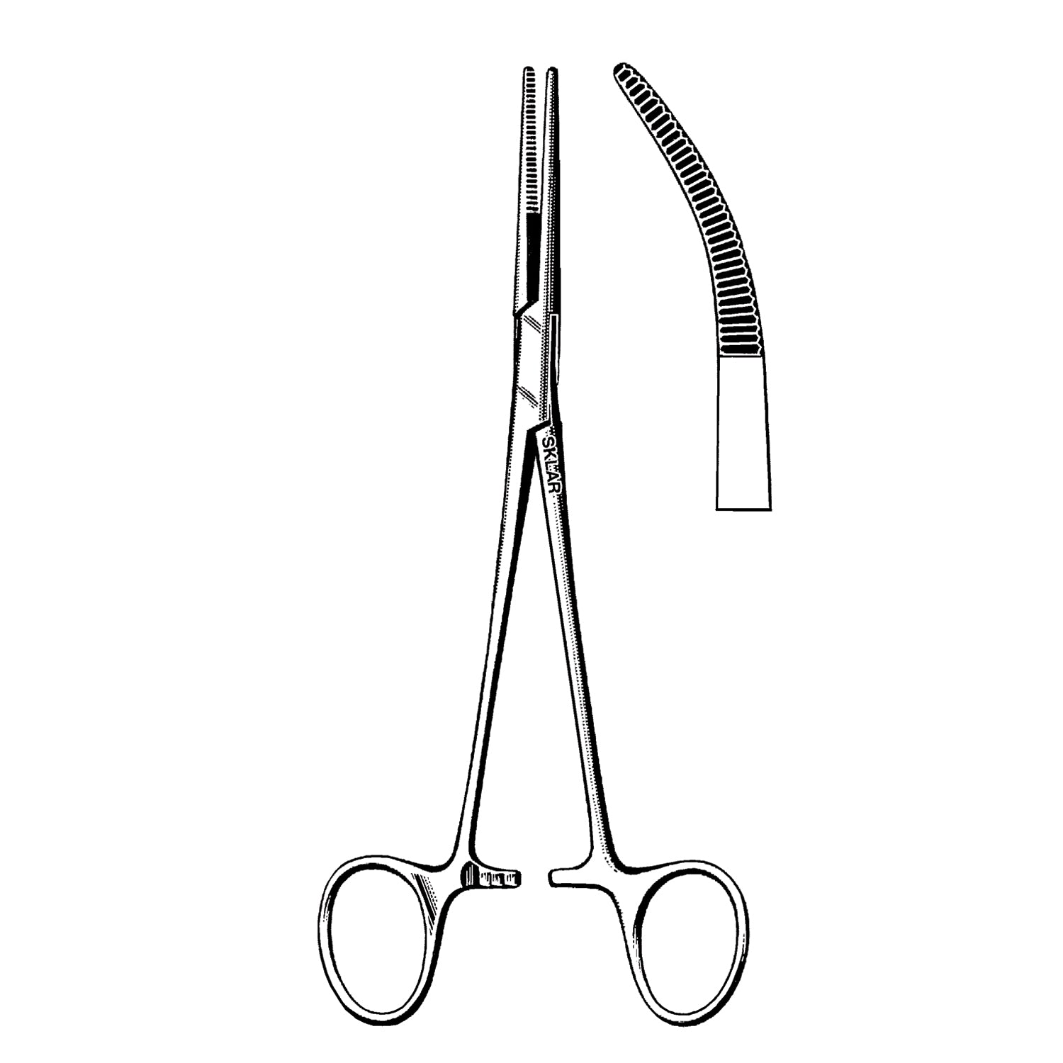 17-1262 - Sklar Instruments - Rankin Kelly Forcep, Straight, 6.25" (DROP SHIP ONLY)    , ea