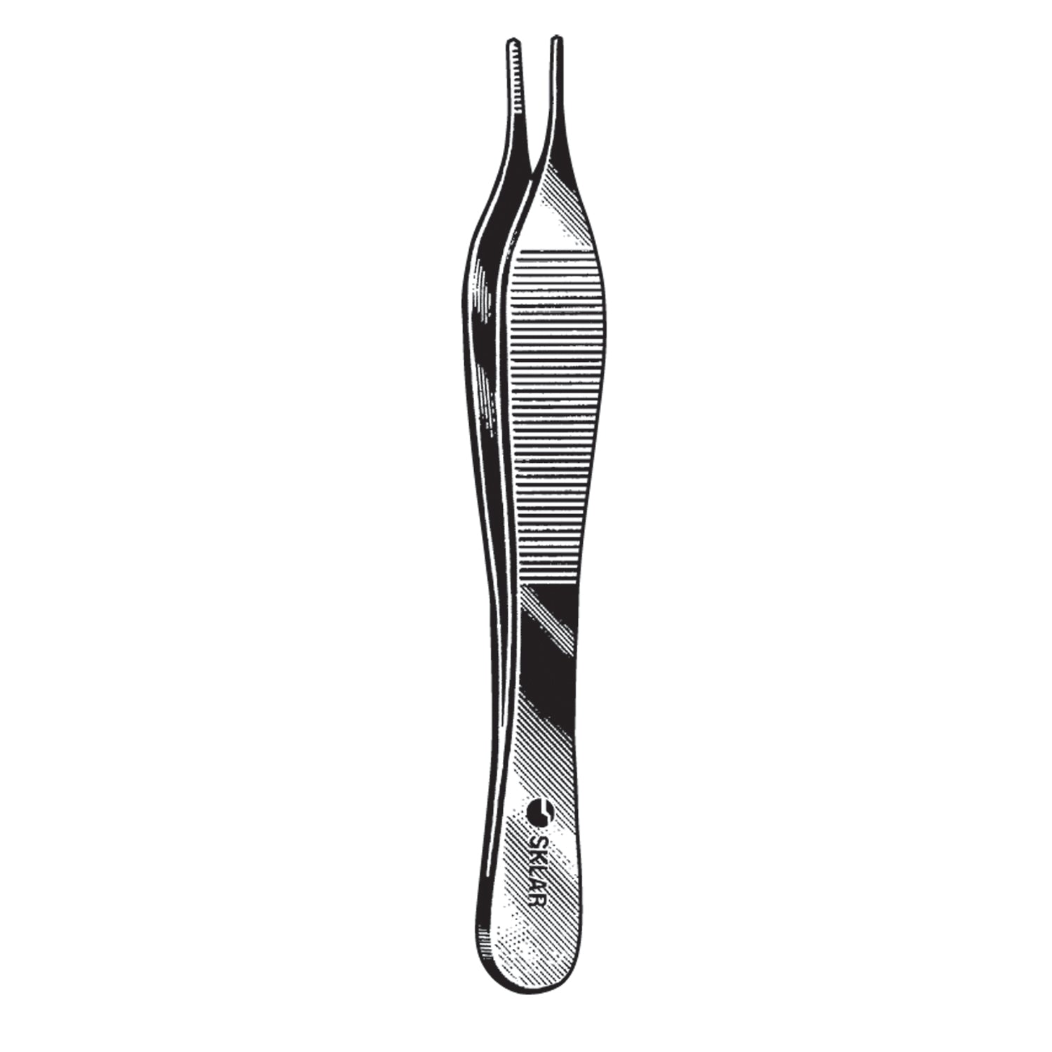 47-2147 - Sklar Instruments - Adson 敷料鉗，精細型，鋸齒狀，4.75 英吋（僅限代發貨），每把