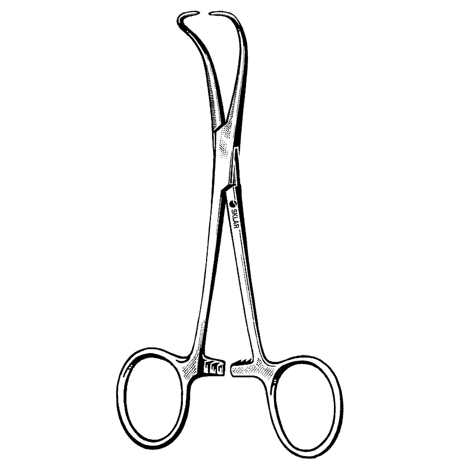 47-2935 - Sklar Instruments - Abrazadera para toallas Backhaus, 3,5" (SOLO ENVÍO DIRECTO), c/u