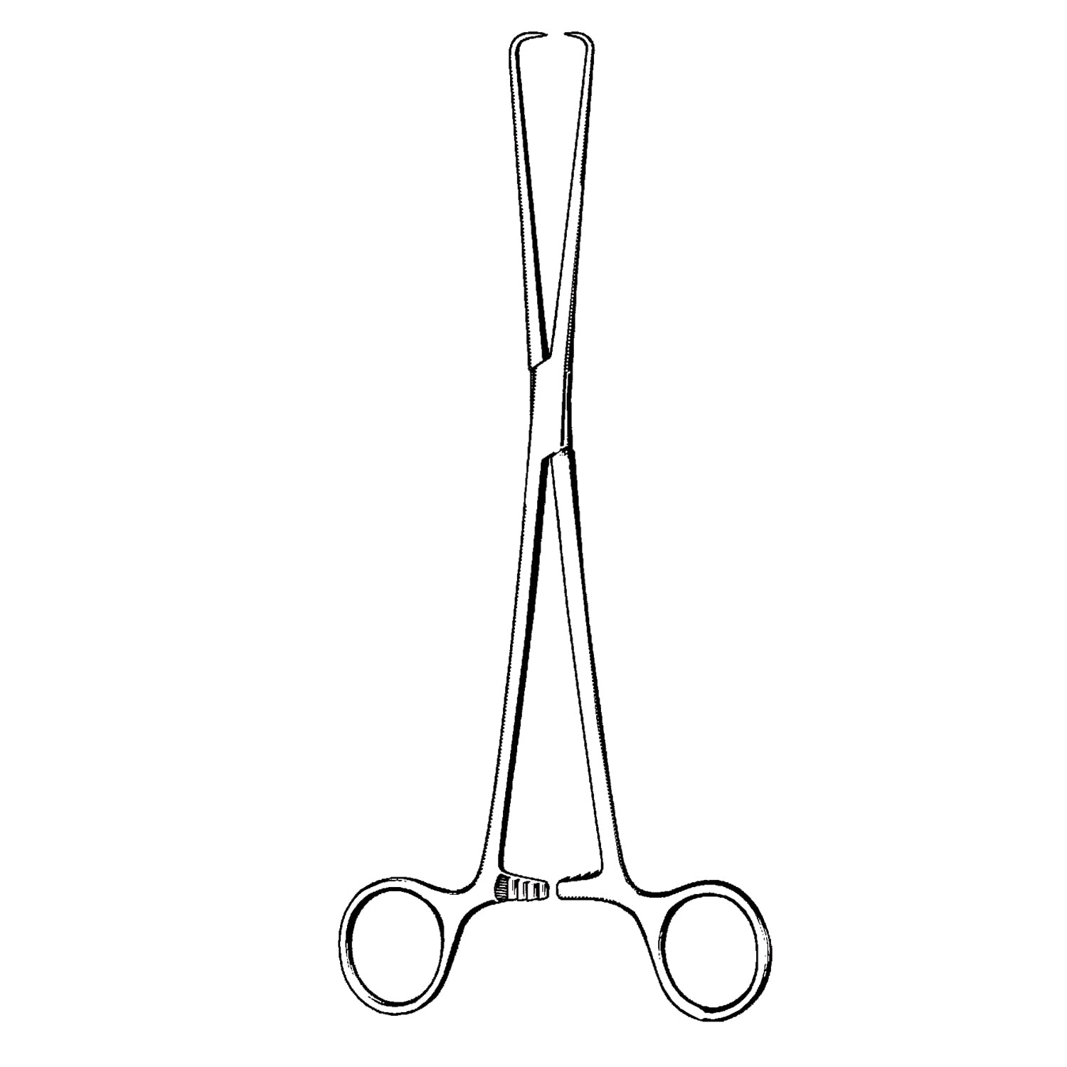 91-1298 - Sklar Instruments - Schroeder- Pozzi Tenaculum Forceps, 1x1 Prongs, 10" (DROP SHIP ONLY)    , ea