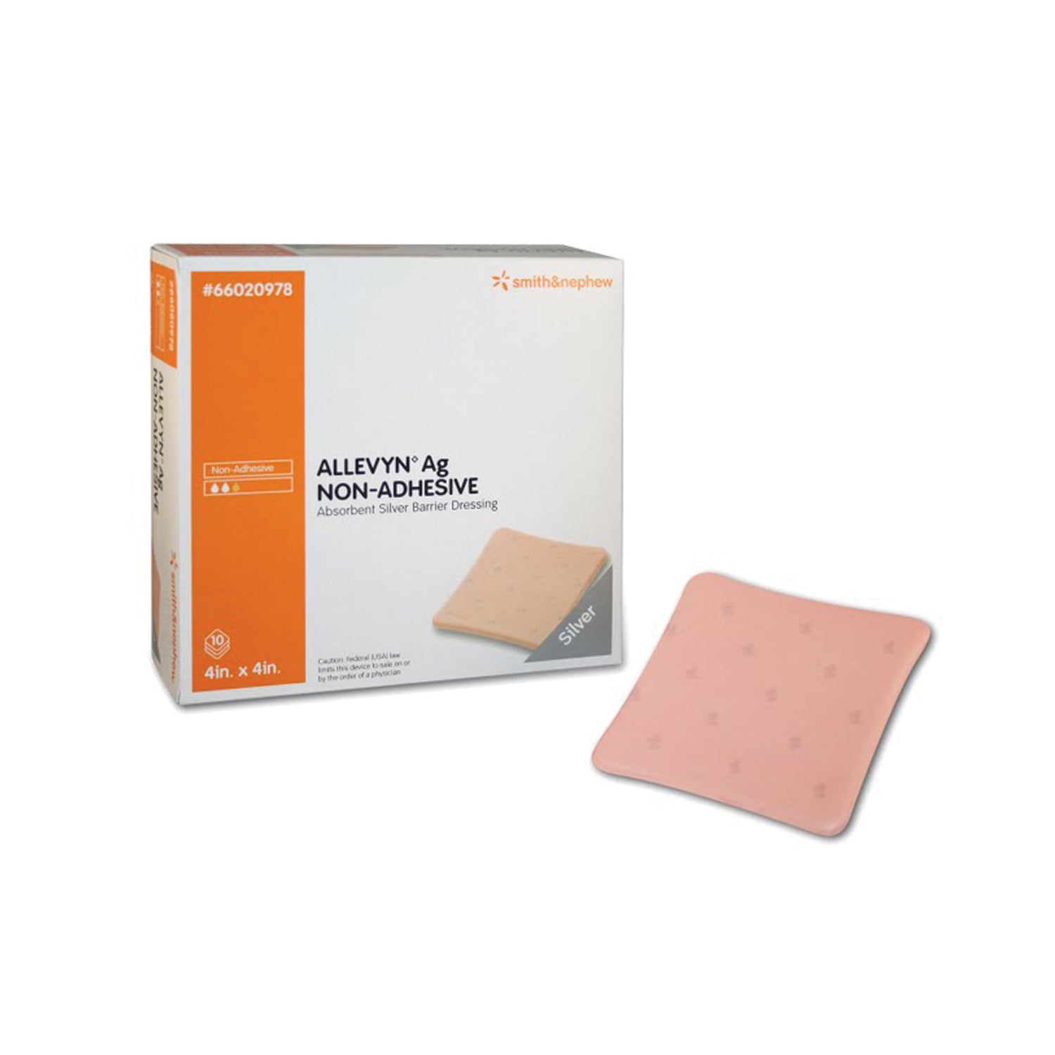66020978 - Smith &amp; Nephew, Inc. - Apósito no adhesivo, hidrocelular, 4" x 4", 10/caja, 7 cajas/caja (solo EE. UU.), caja