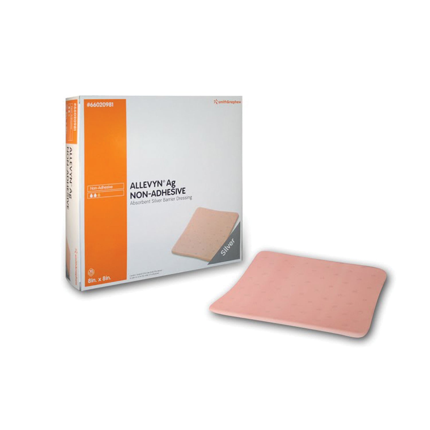 66020981 - Smith & Nephew, Inc. - Non-Adhesive Dressing, Hydrocellular, 8" x 8", 10/bx, 2 bx/cs (US Only) (Short-dated; Non-Returnable)    , cs