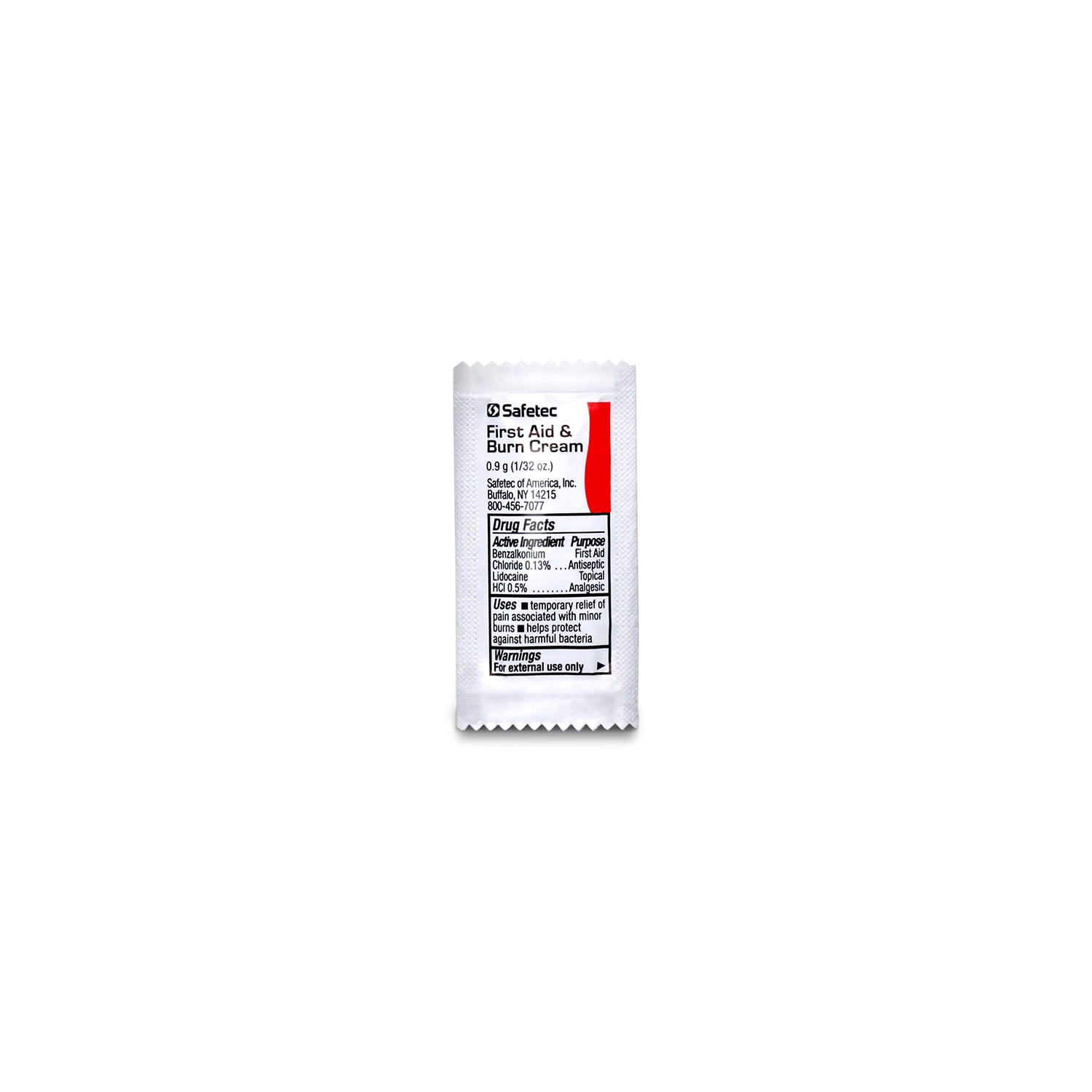 53404 - 美國Safetec公司 - 急救燒傷膏，0.9克袋裝，散裝，2000袋/箱（不銷往加拿大），箱裝