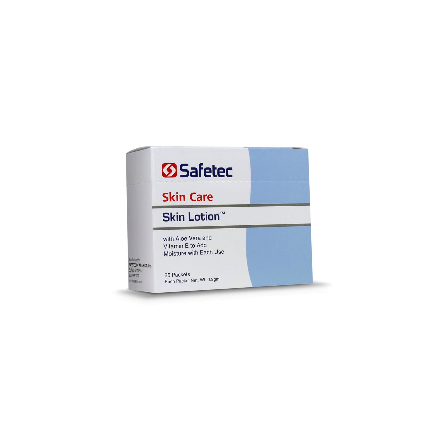53505 - Safetec of America - Skin Lotion, .9g, Vanilla Almond Scented, 25/bx, 36 bx/cs (Not Available for Sale into Canada)    , cs