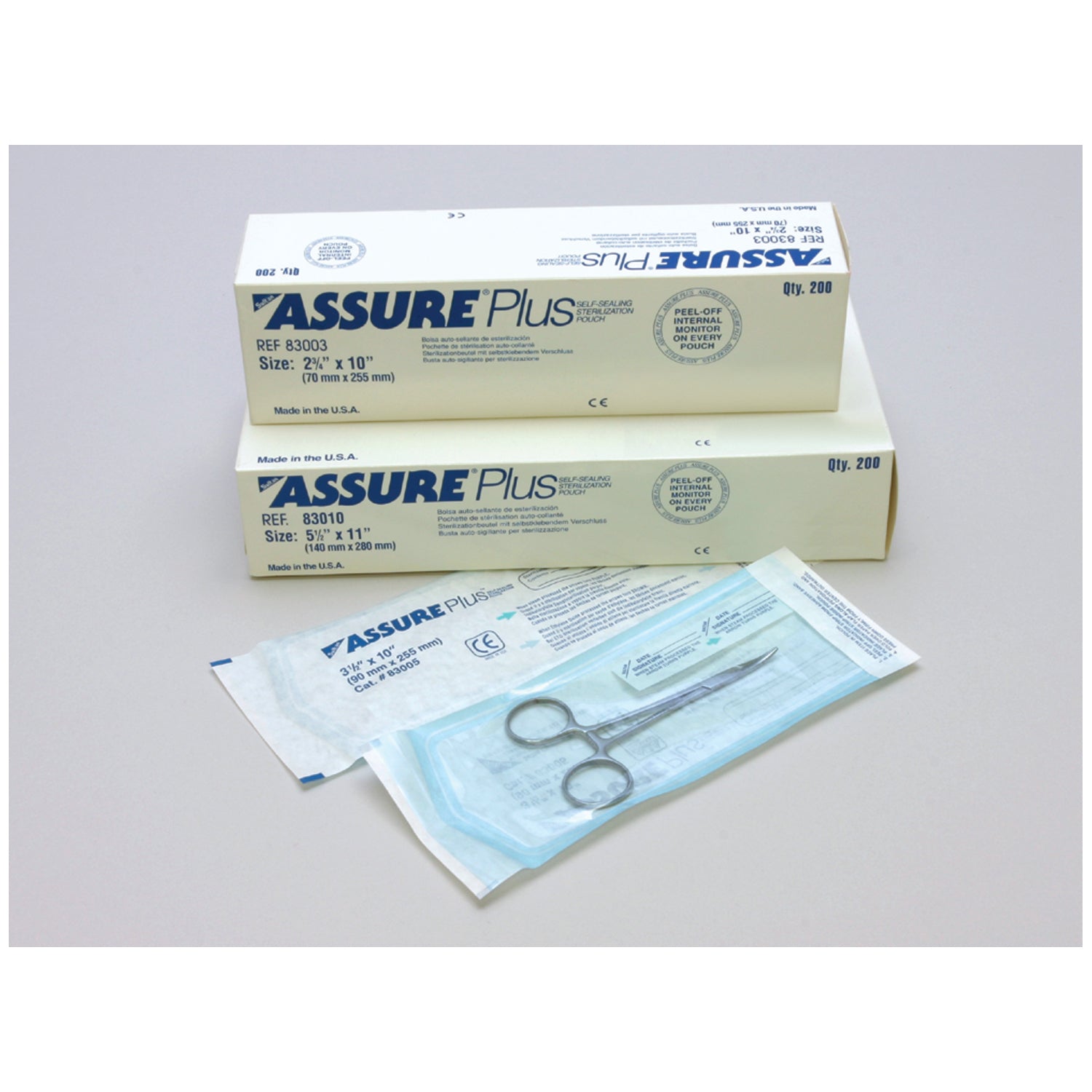 83003 - Sultan Healthcare, Inc. - Sterilization Pouch, 2¾" x 10", 200/bx    , bx