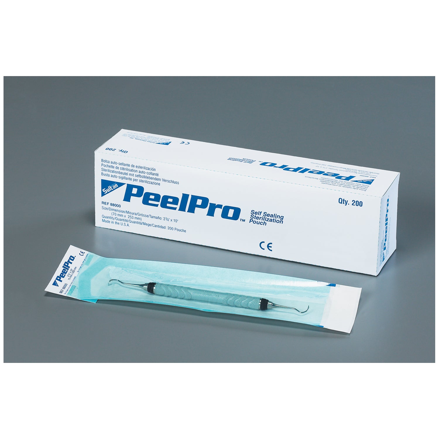 88005 - Sultan Healthcare, Inc. - Sterilization Pouch, 3 1/4" x 6 1/2", 200/bx    , bx