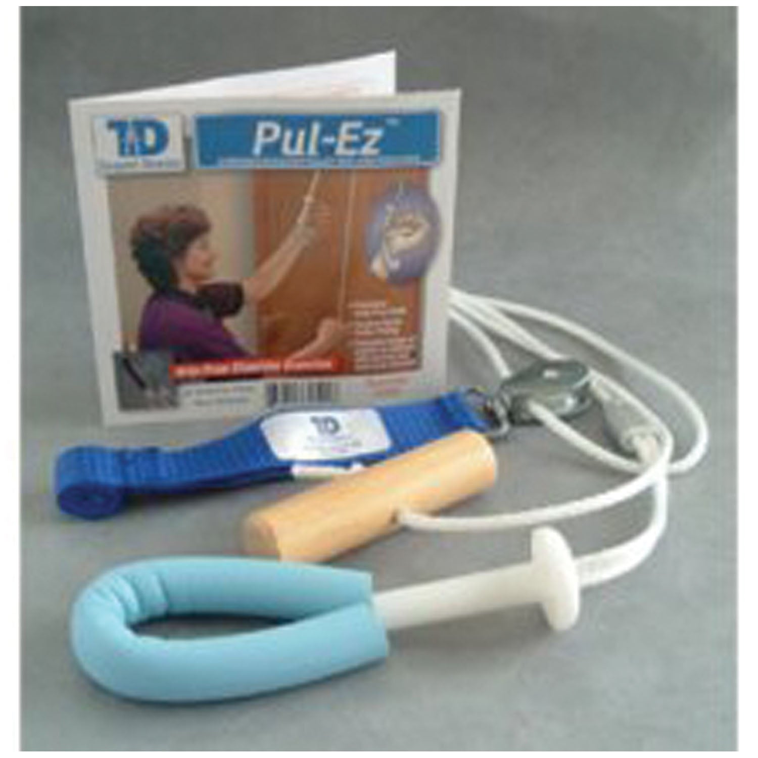 PZWS - Therapeutic Dimensions, Inc. - Pull-Easy 肩部滑輪，帶免握持裝置和織帶門帶 (023023)（僅限代發貨），每個
