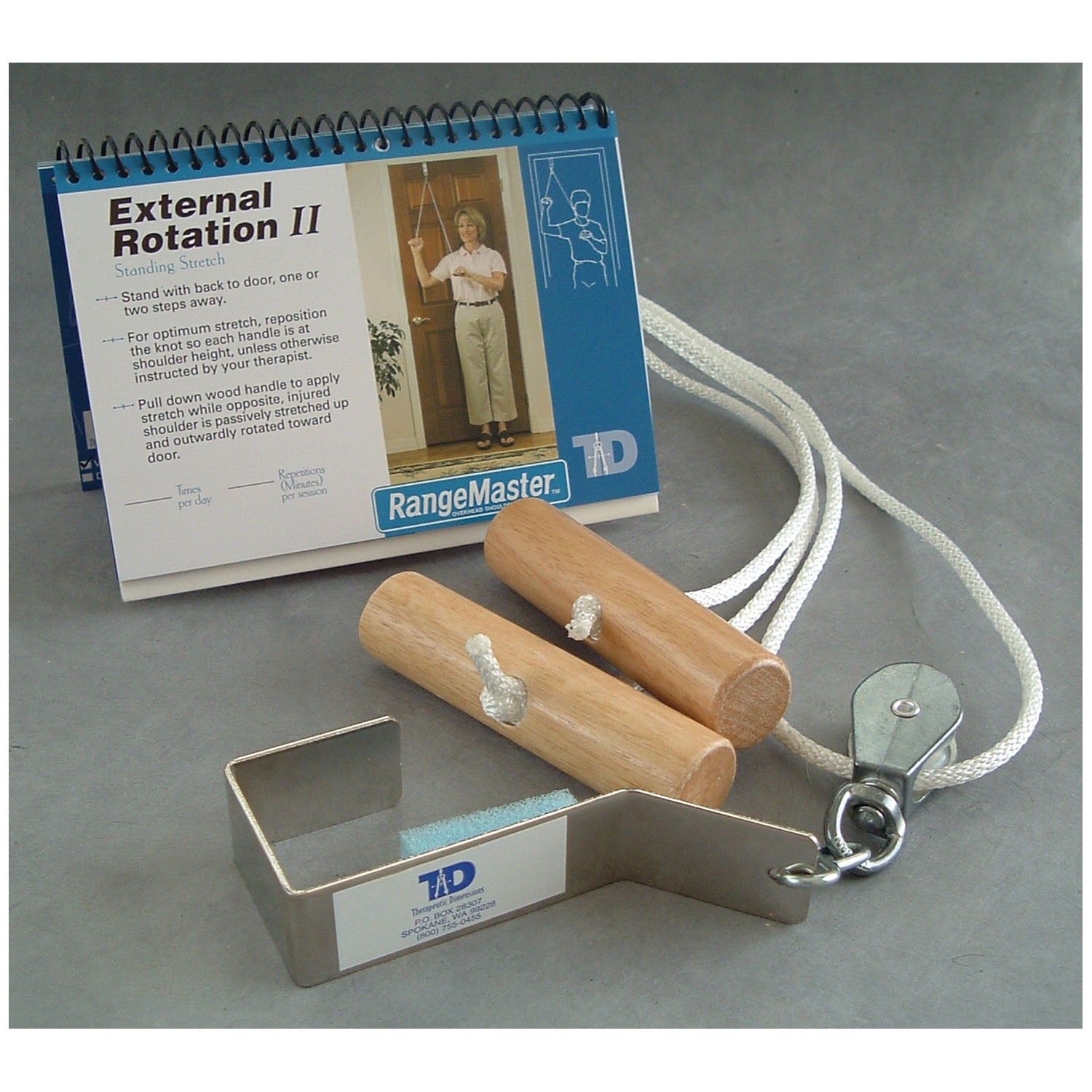 RMMB - Therapeutic Dimensions, Inc. - Shoulder Pulley with Metal Door Bracket (023021)    , ea