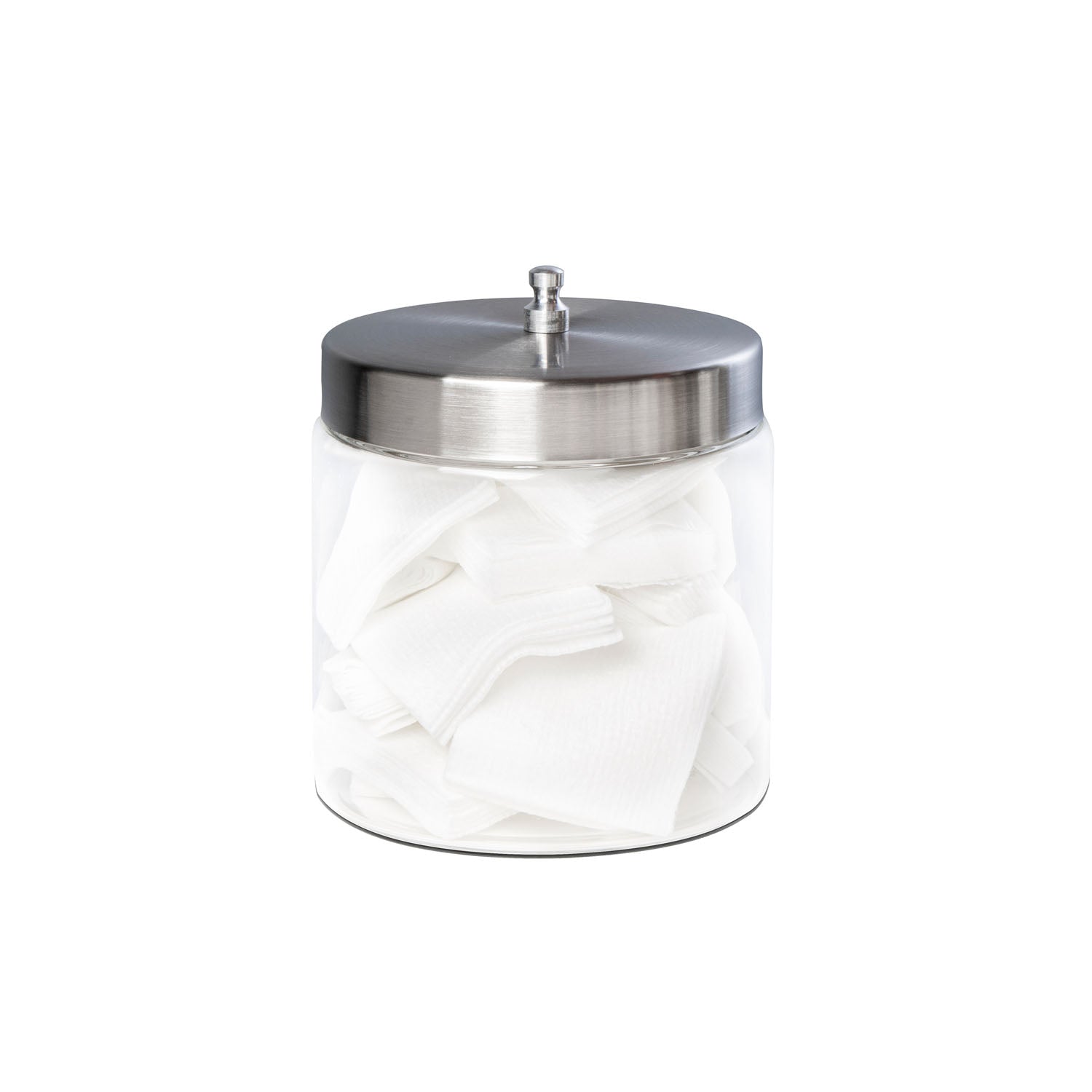 4013 - Dukal Corporation - Dressing Jar & Cover, 4" x 4", Glass, 1/bx, 6 bx/cs    , cs