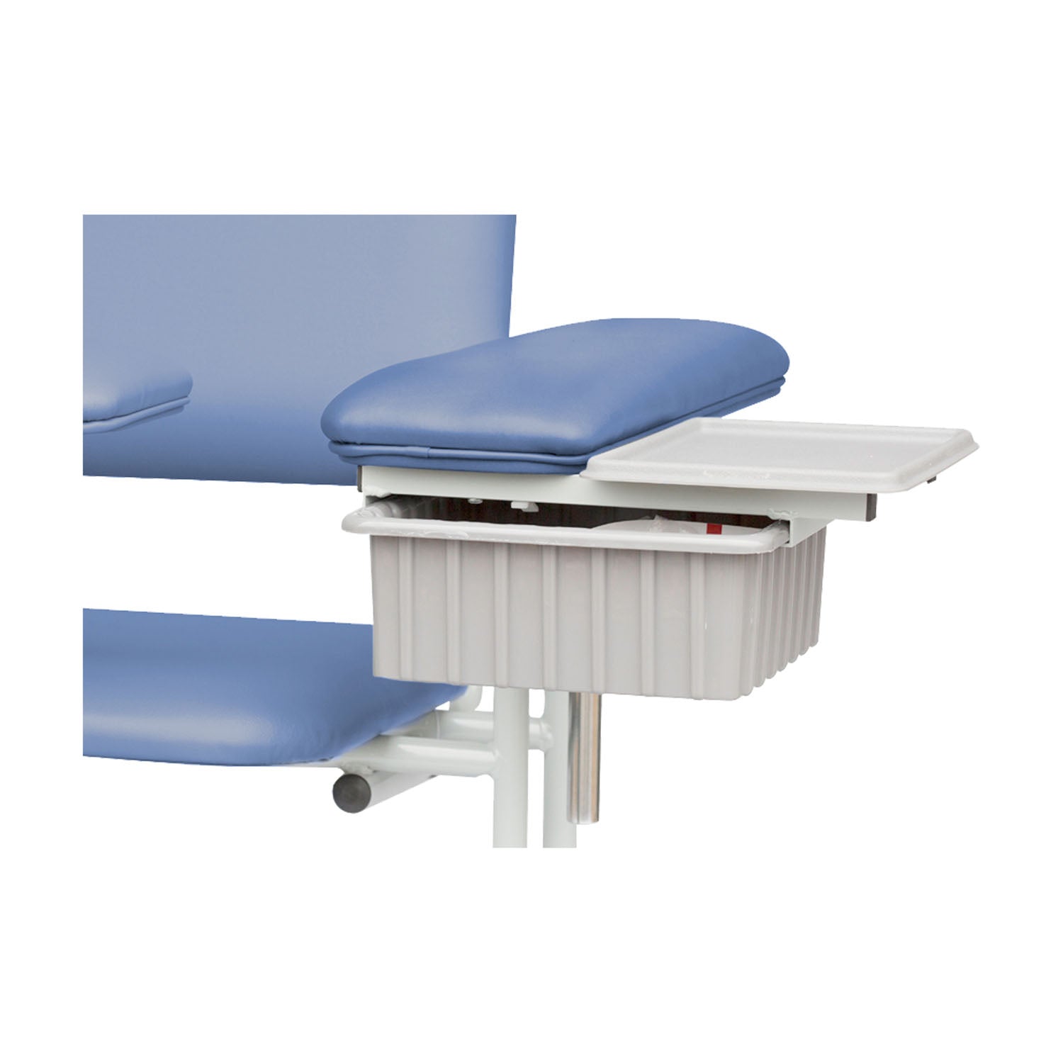 4388 - Dukal Corporation - Blood Draw Chair Accessory Tray Drawer (Attaches to Any Tech-Med Blood Draw Chair)    , ea