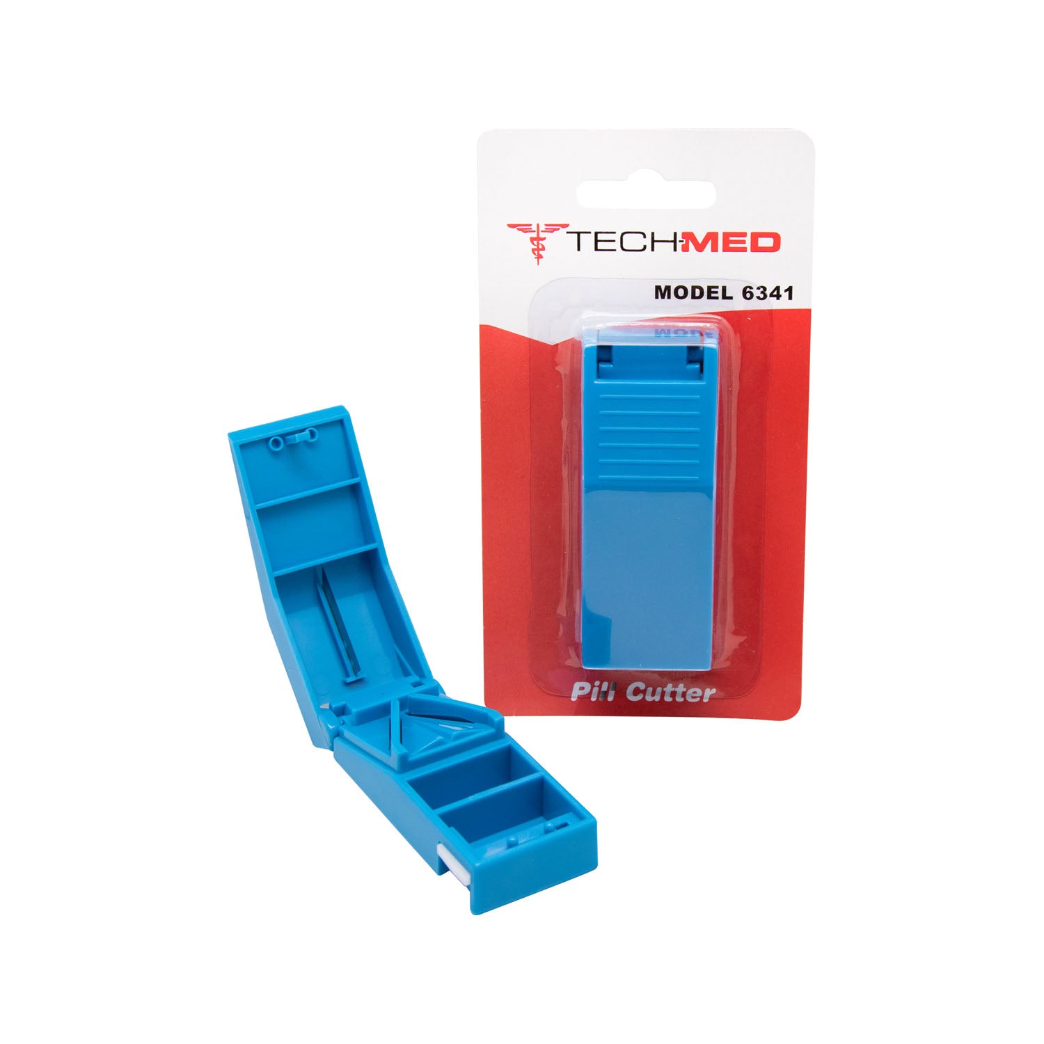 6341 - Dukal Corporation - Pill Cutter, Blue, Stainless Steel Blade     , ea