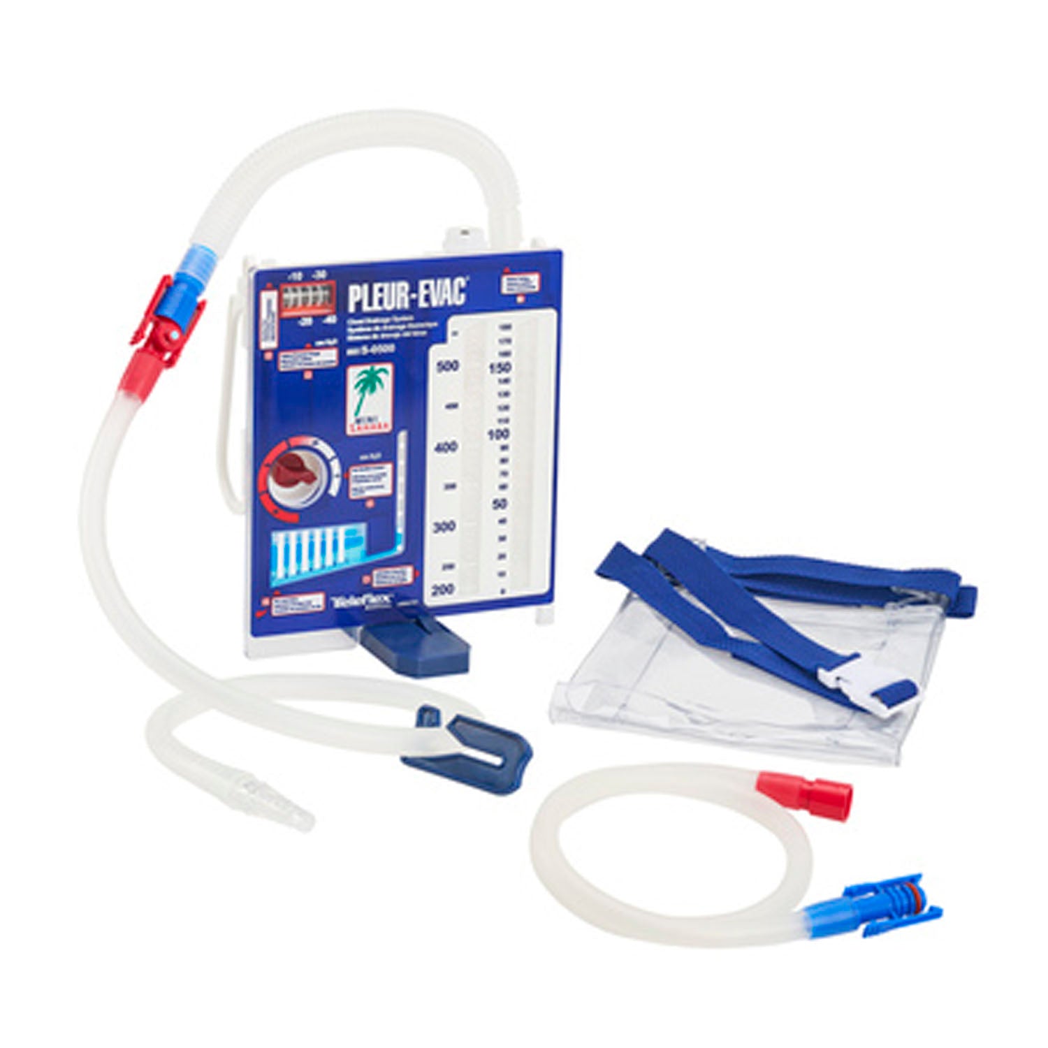 S-1102-08LF - Teleflex Medical - 胸腔引流系統，Pleur-Evac® Sahara，乾式抽吸/乾式密封，雙功能，不含乳膠，6個/箱（僅限美國大陸地區）（價格如有變動，恕不另行通知），箱