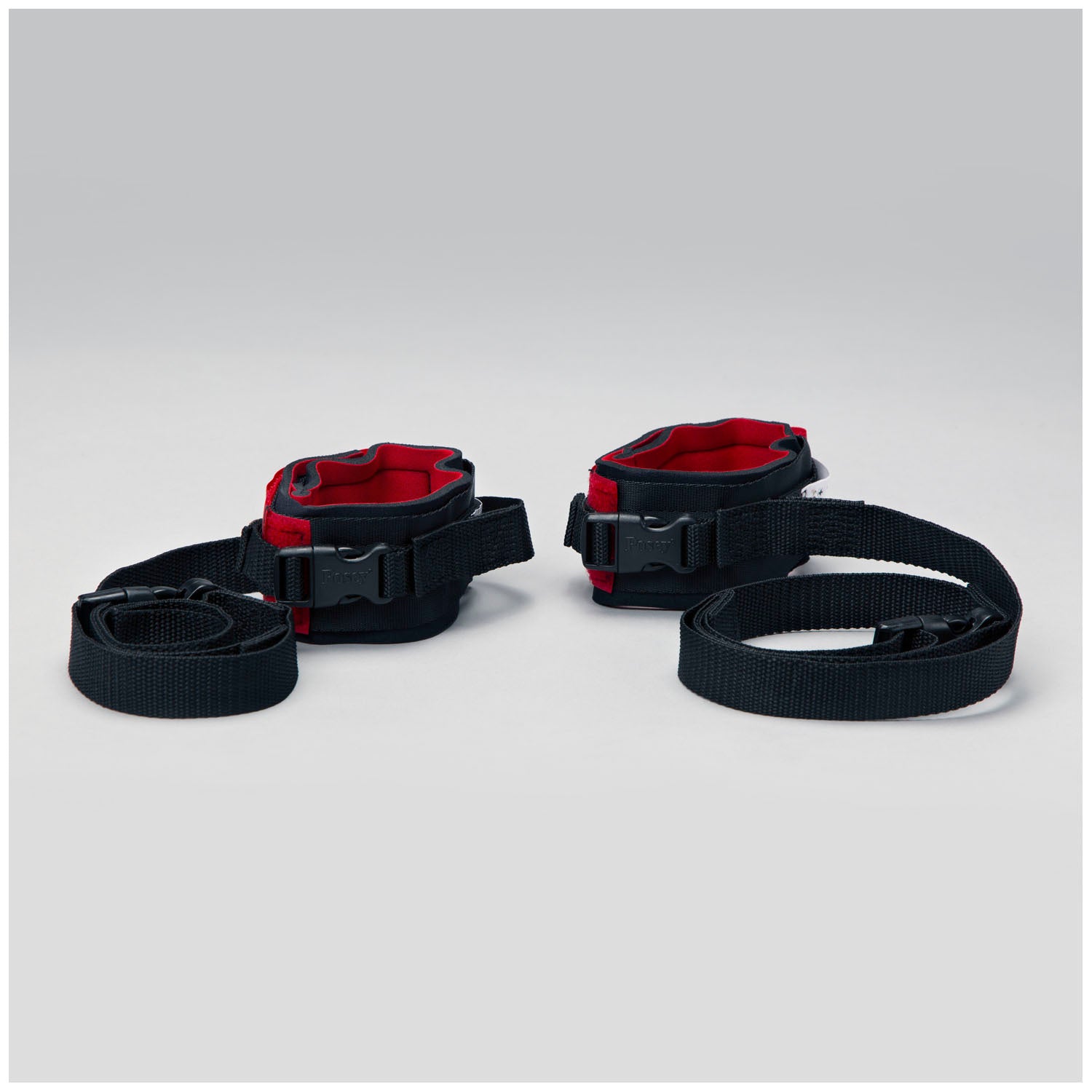 2791Q - TIDI Products, LLC - Posey Ankle Restraint, Twice-as-Tough, One Size Fits Most, Quick Release Buckle, 2 Strap, Machine Washable/Sterilizable, Neoprene, Red (Continental US + HI Only)    , pr